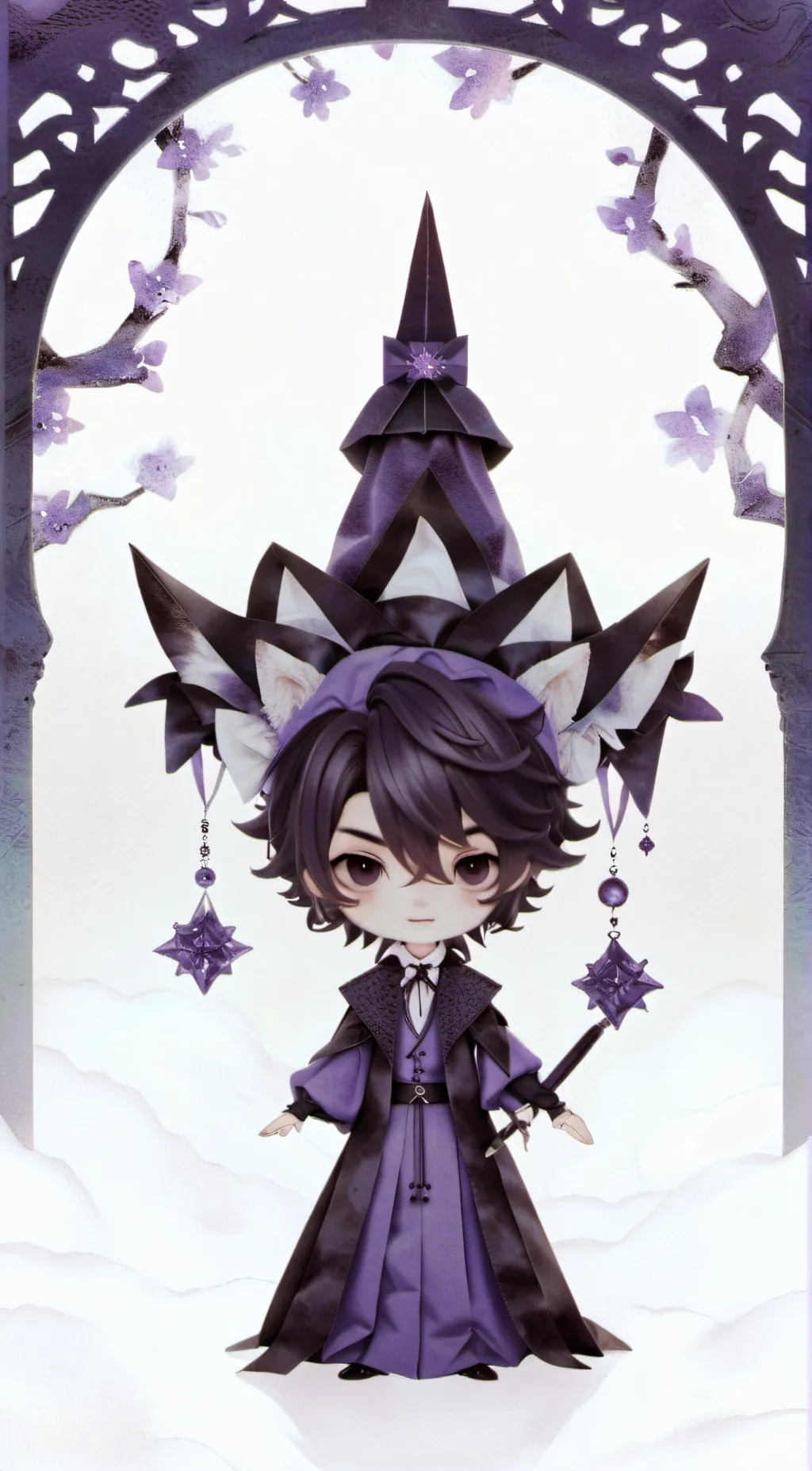 ai character: King Olly  background