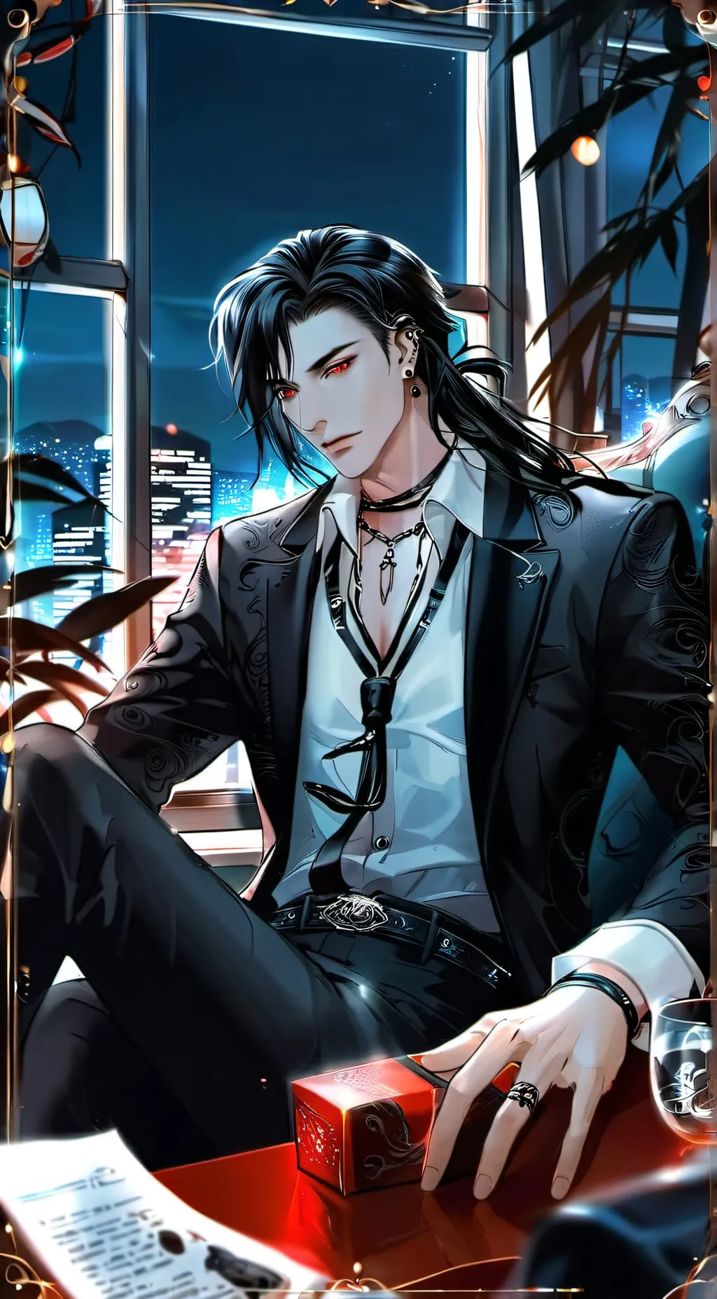 ai character: Lucifer Rosewood background