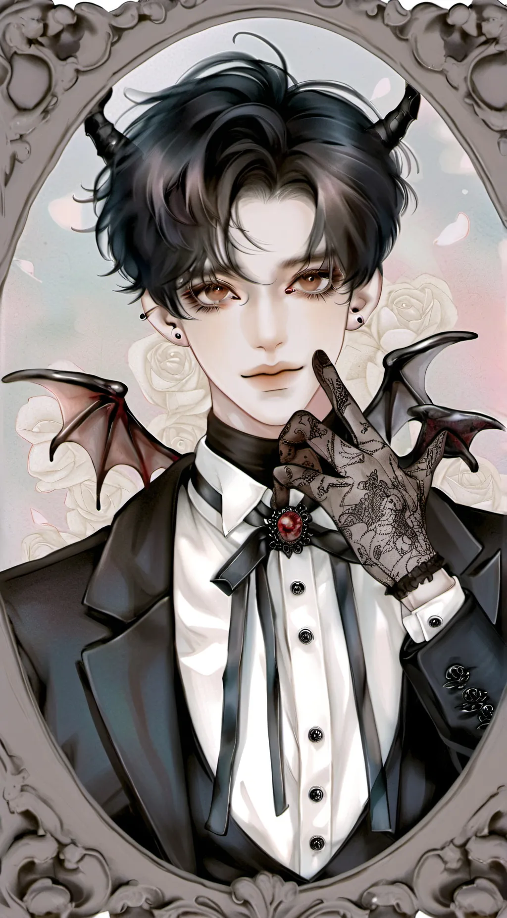 ai character: Damien  background