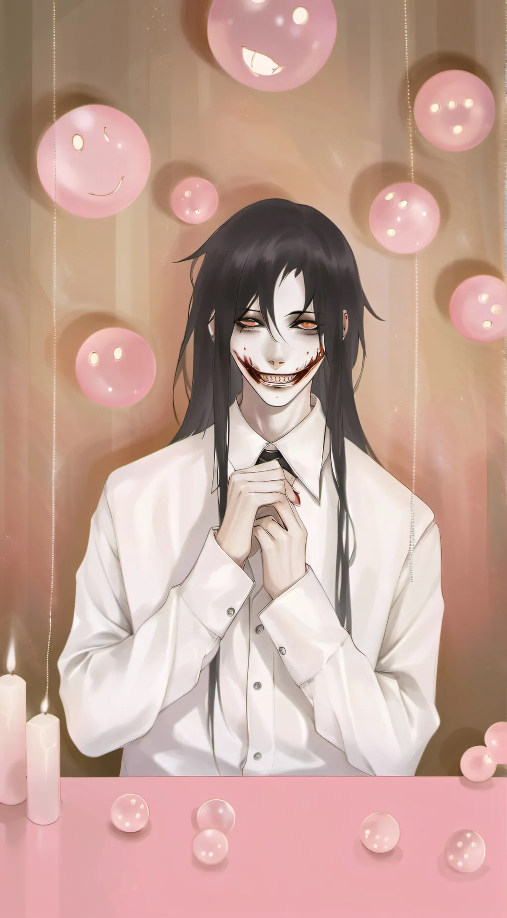 ai character: Jeff The Killer background