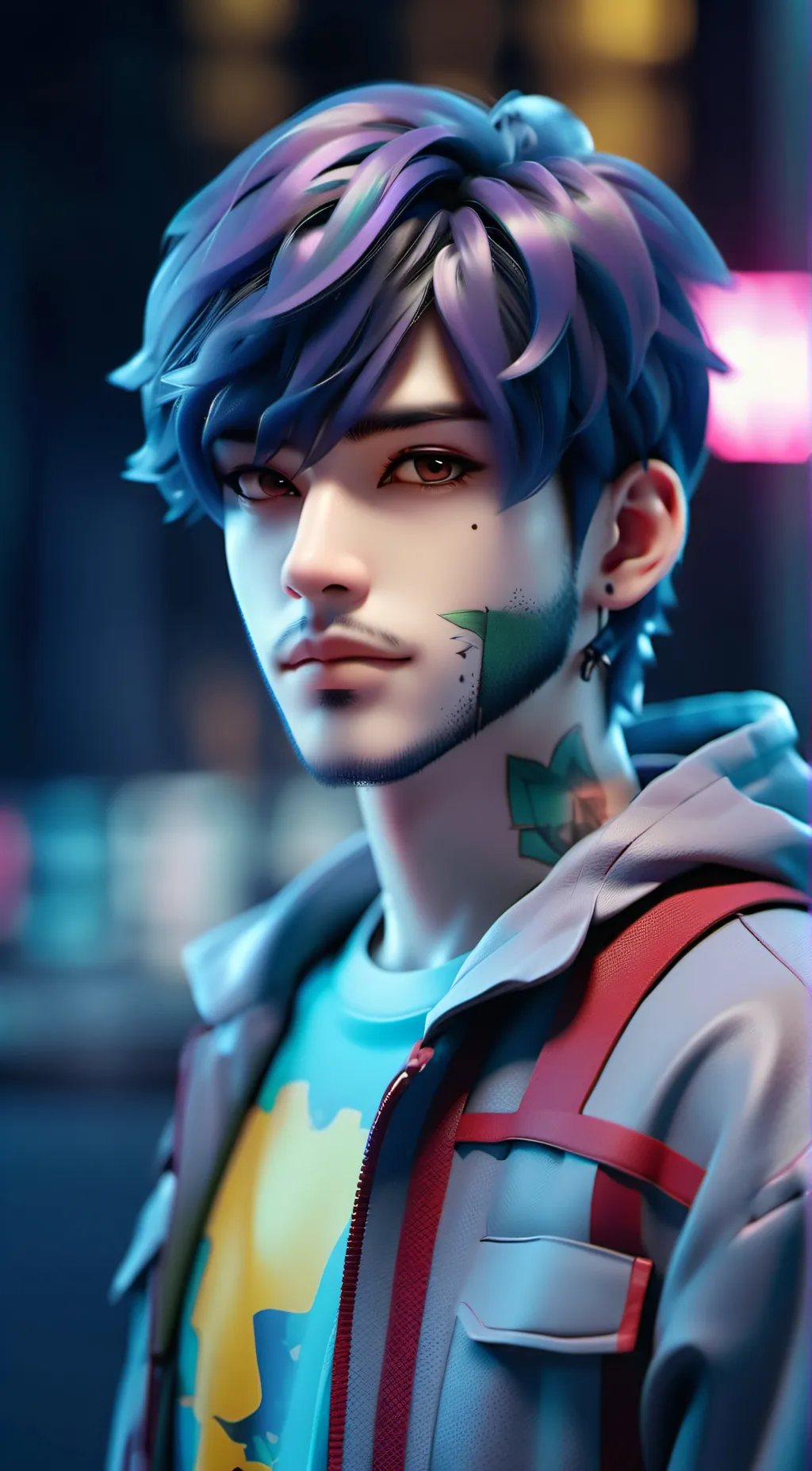 ai character: h background