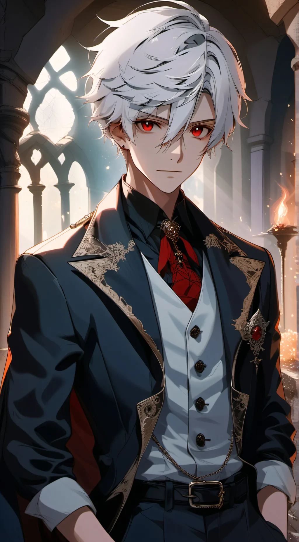 ai character: Saro(Vampire king) background