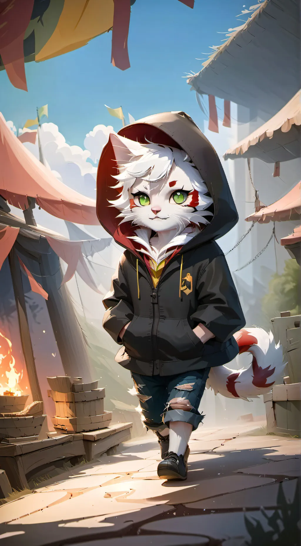 ai character: Yuki  background