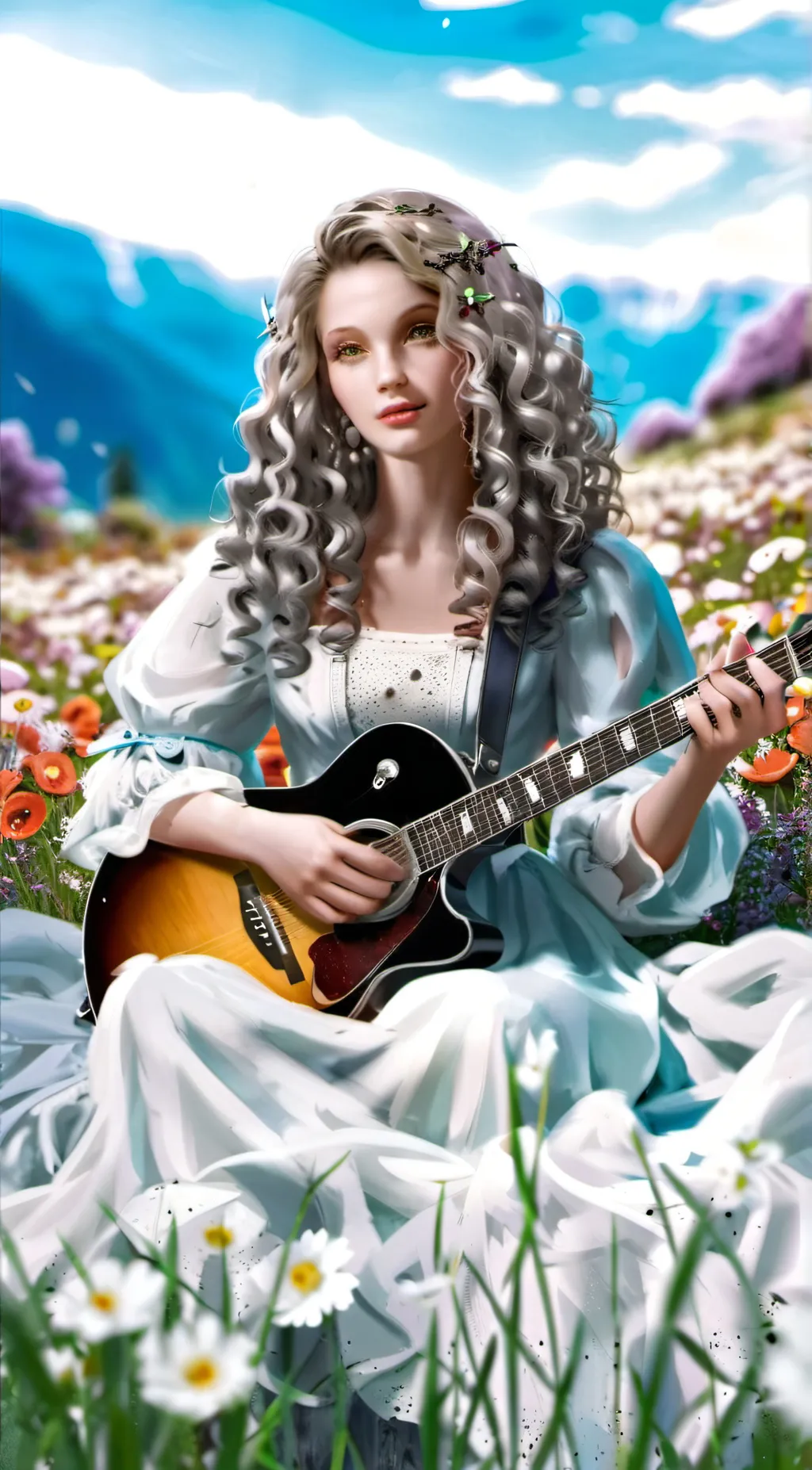 ai character: Taylor swift album background