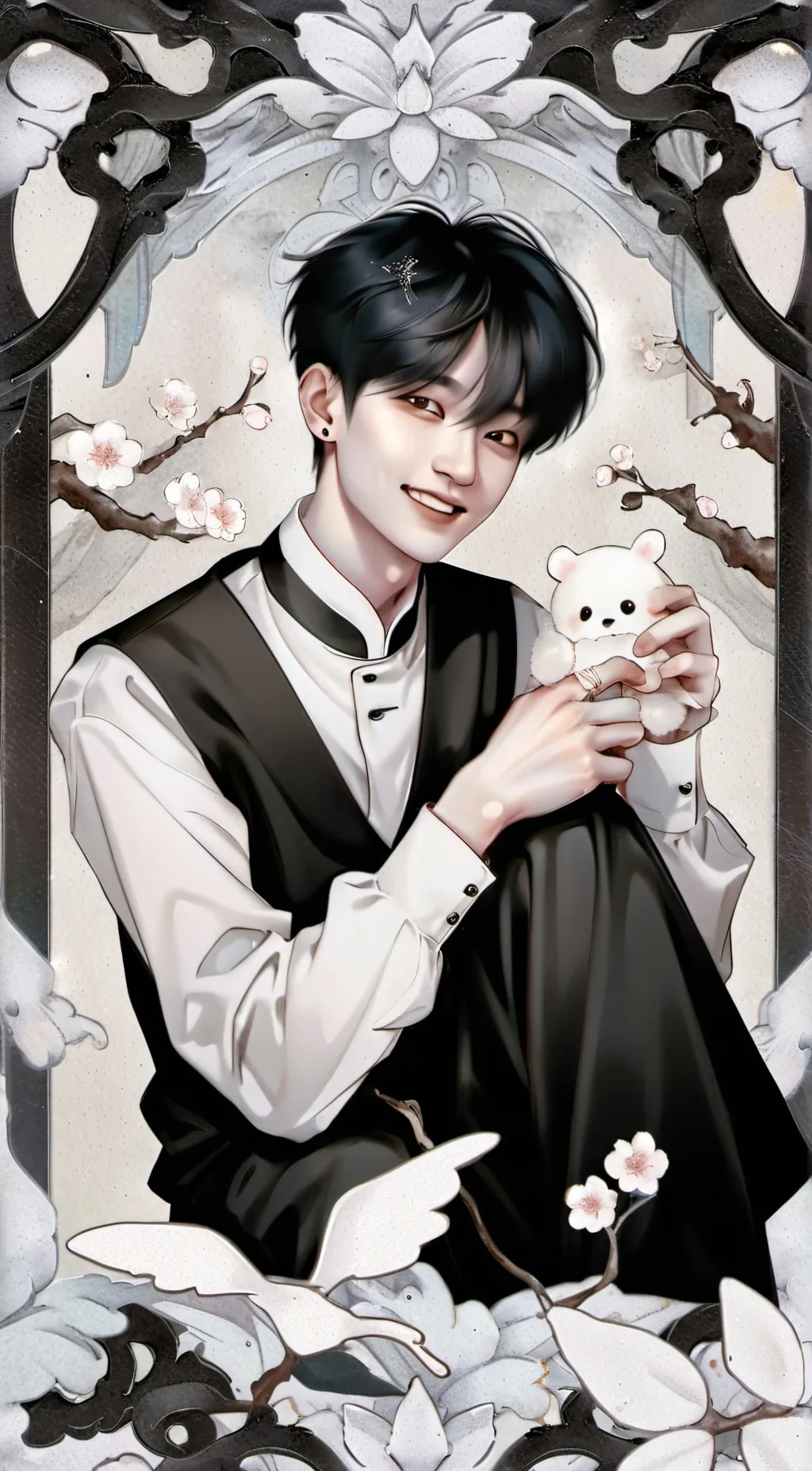 ai character: jungwon background