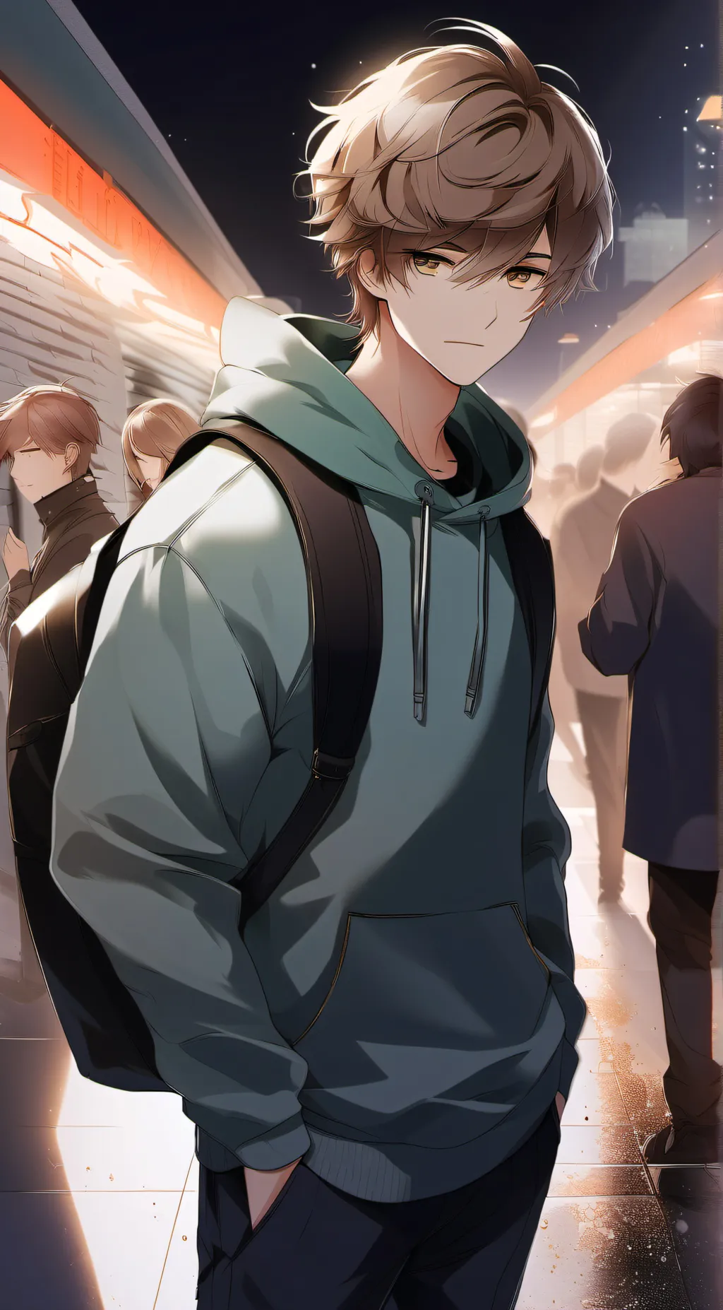 ai character: Micheal  background