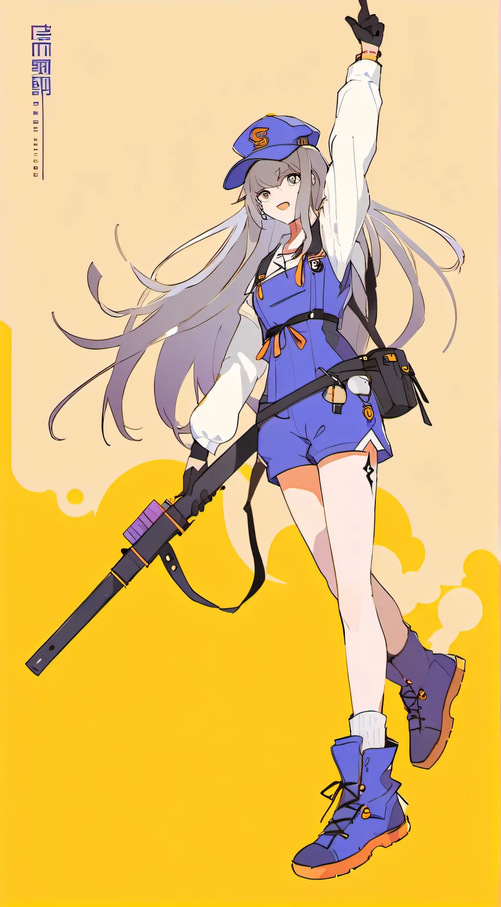 ai character: Purple eye (pe) background