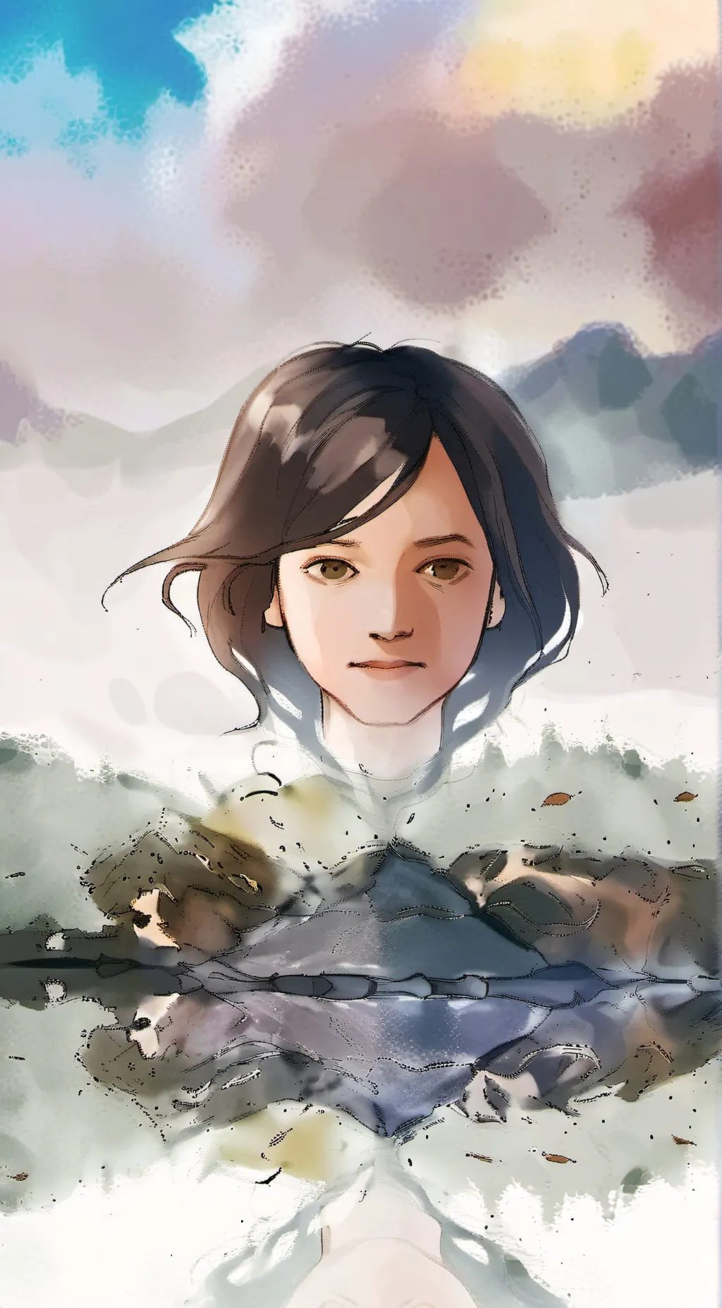 ai character: Natalie  background