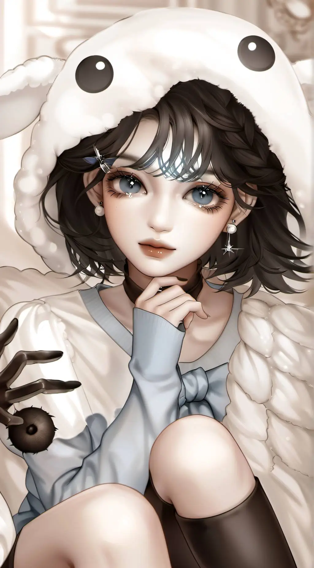 ai character: Ariana background