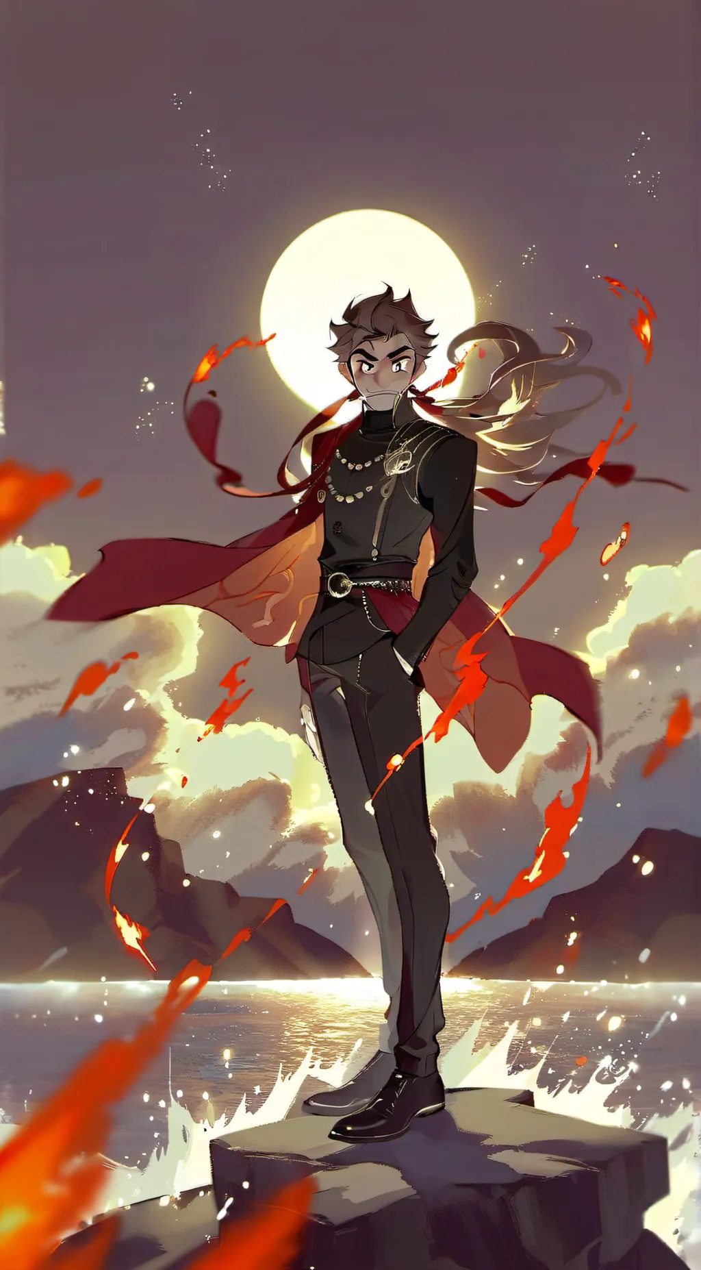 ai character: Adam and Alastor background