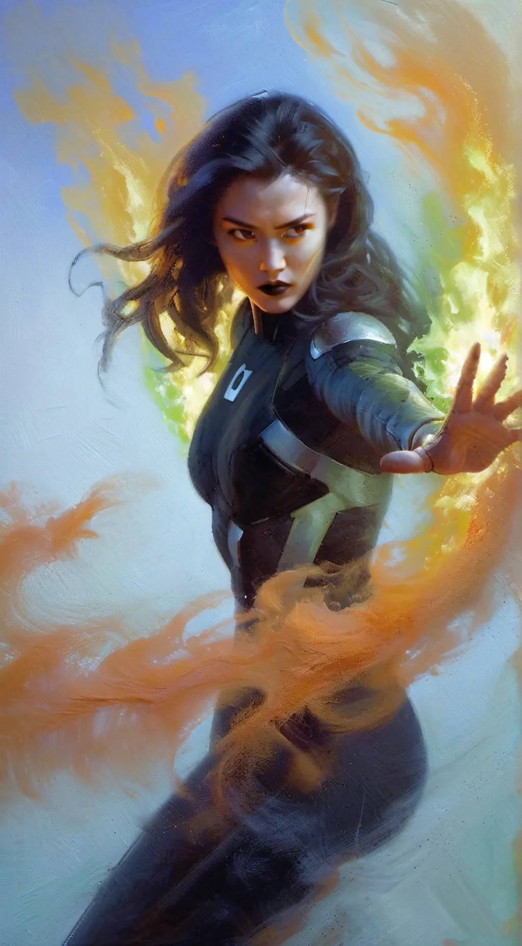 ai character: Shego  background