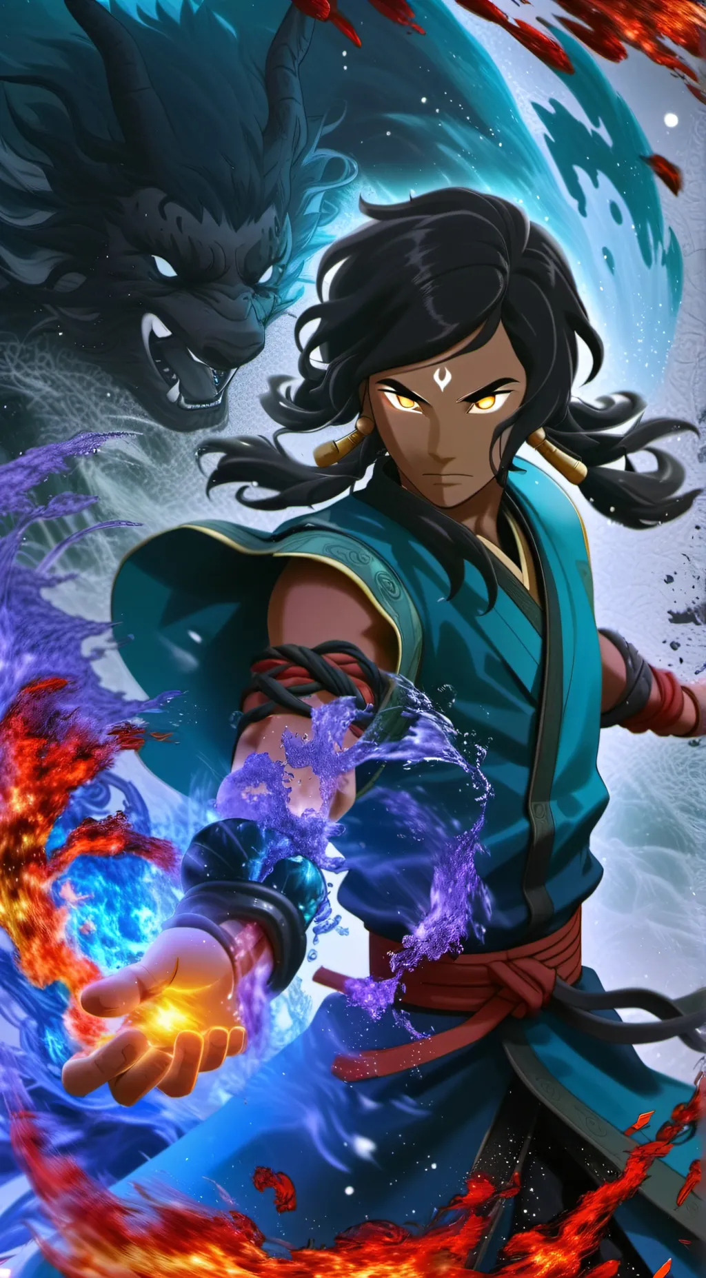 ai character: Korra background