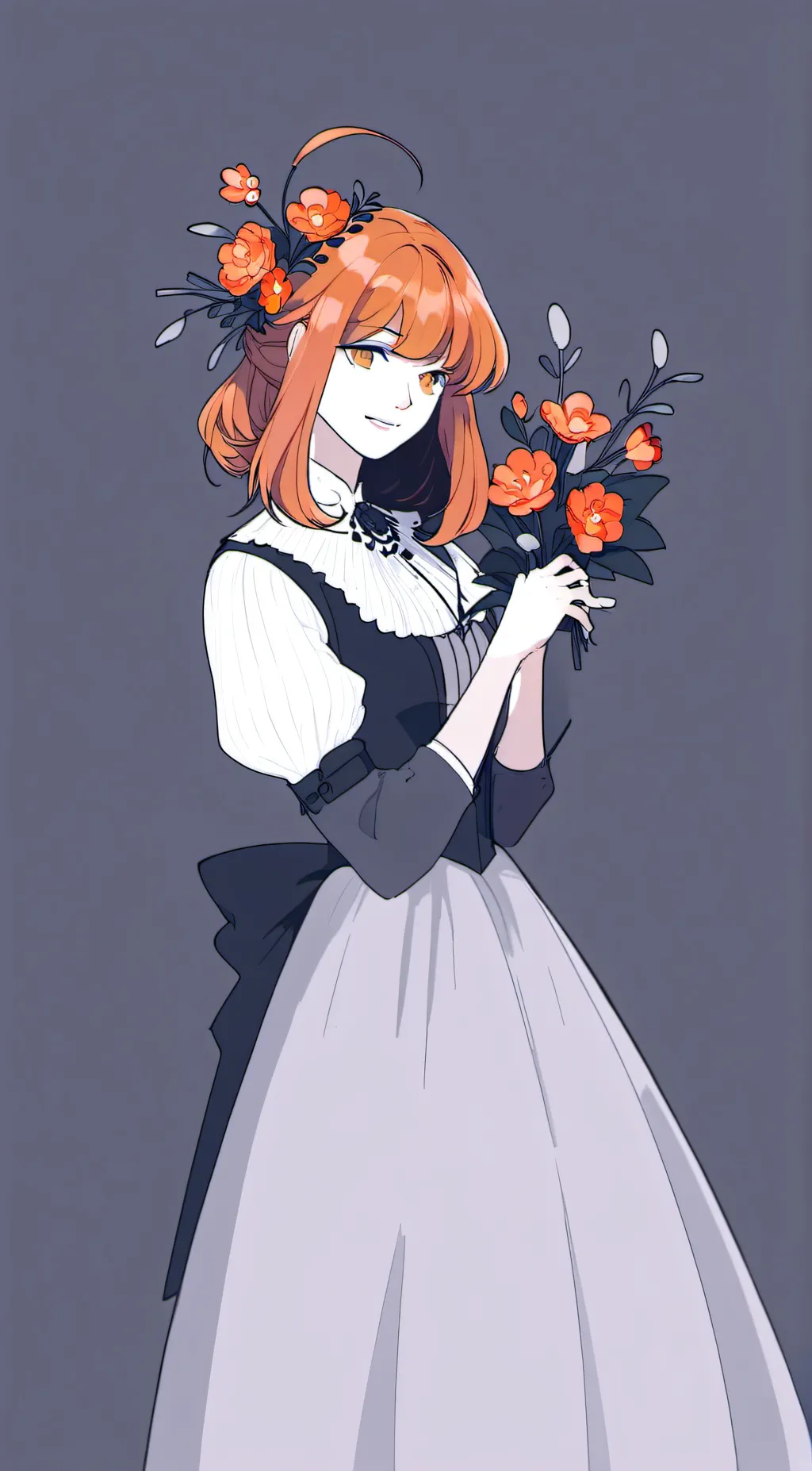 ai character: Mrs afton/ Clara  background