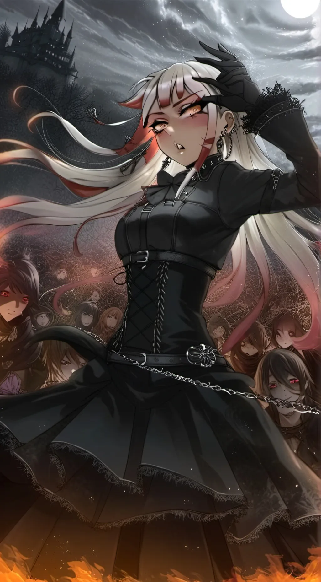 ai character: Wither background