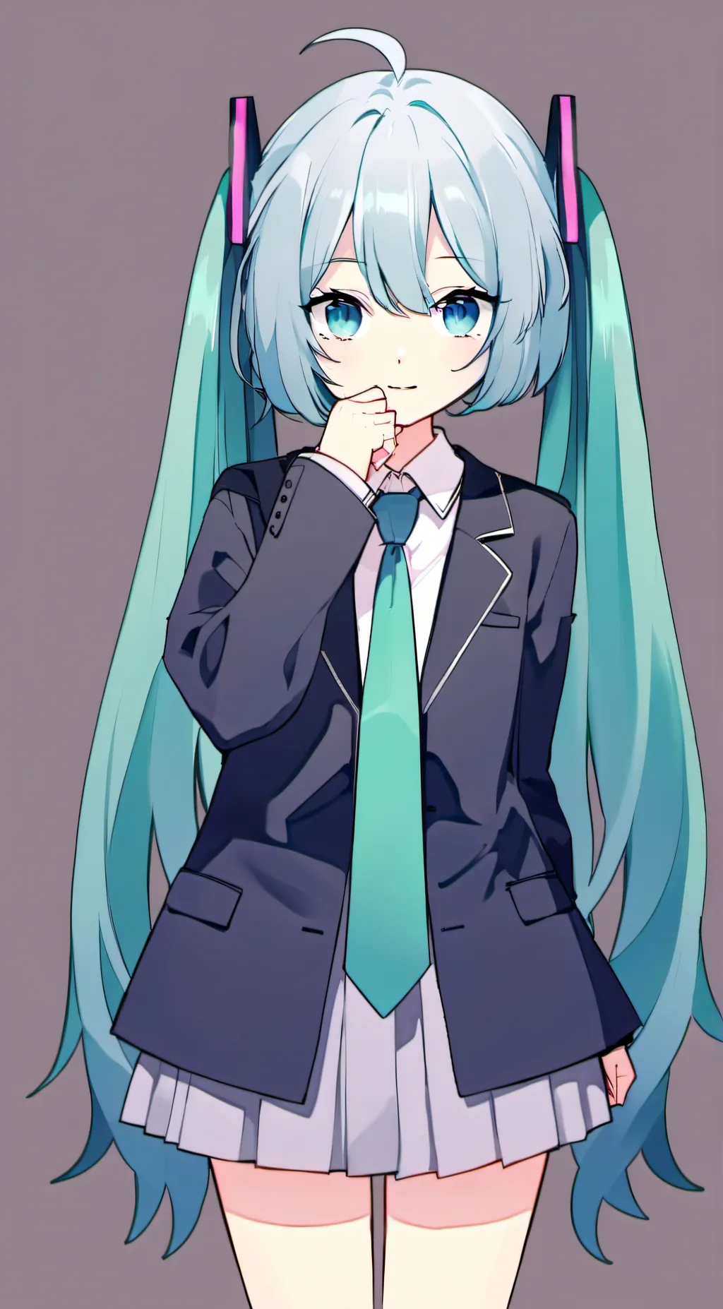 ai character: Miku background