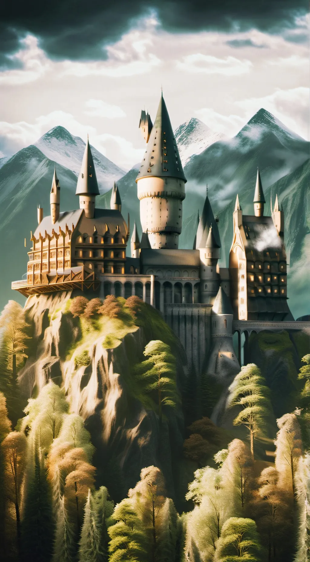 ai character: Hogwarts background