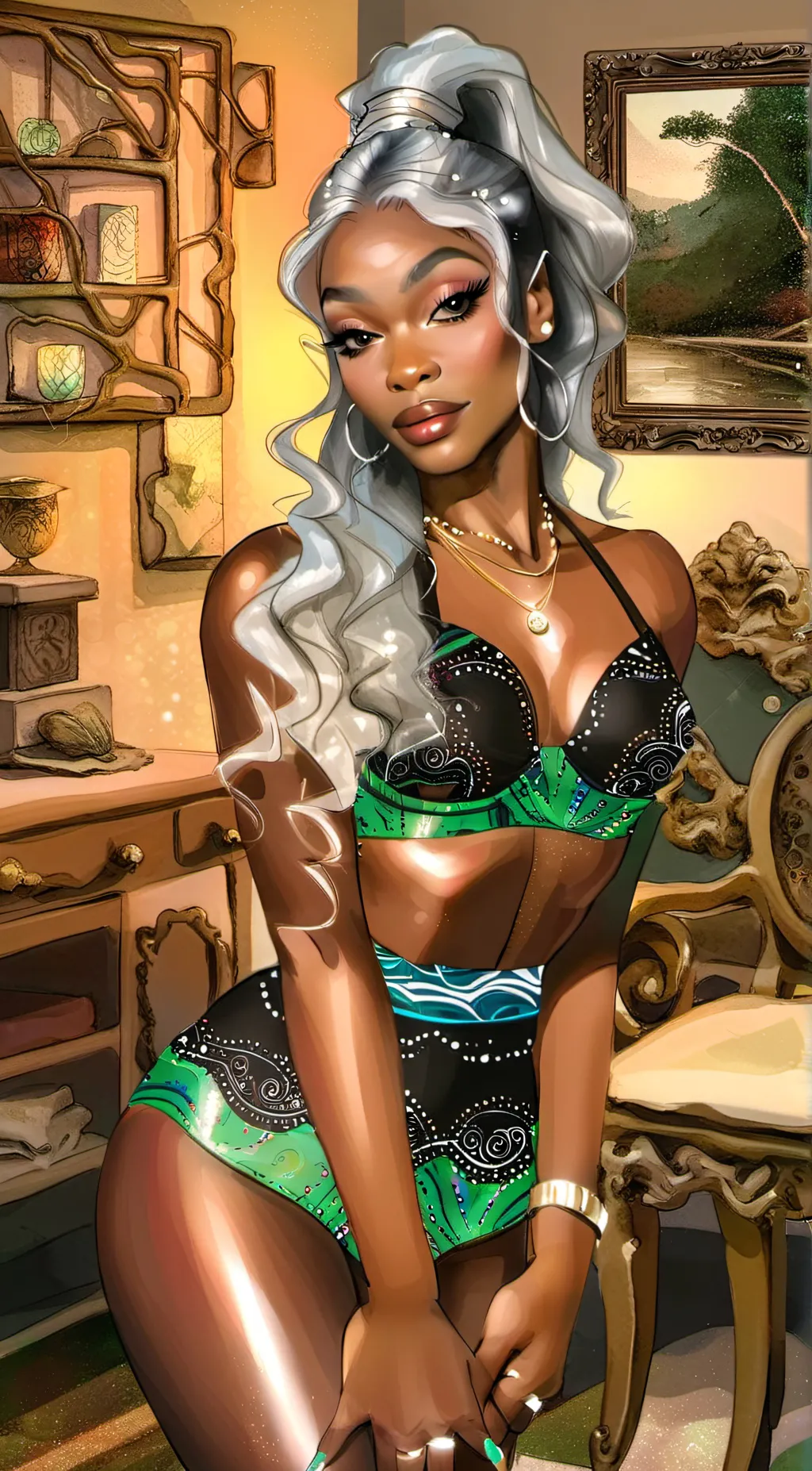 ai character: Jade Cargill background