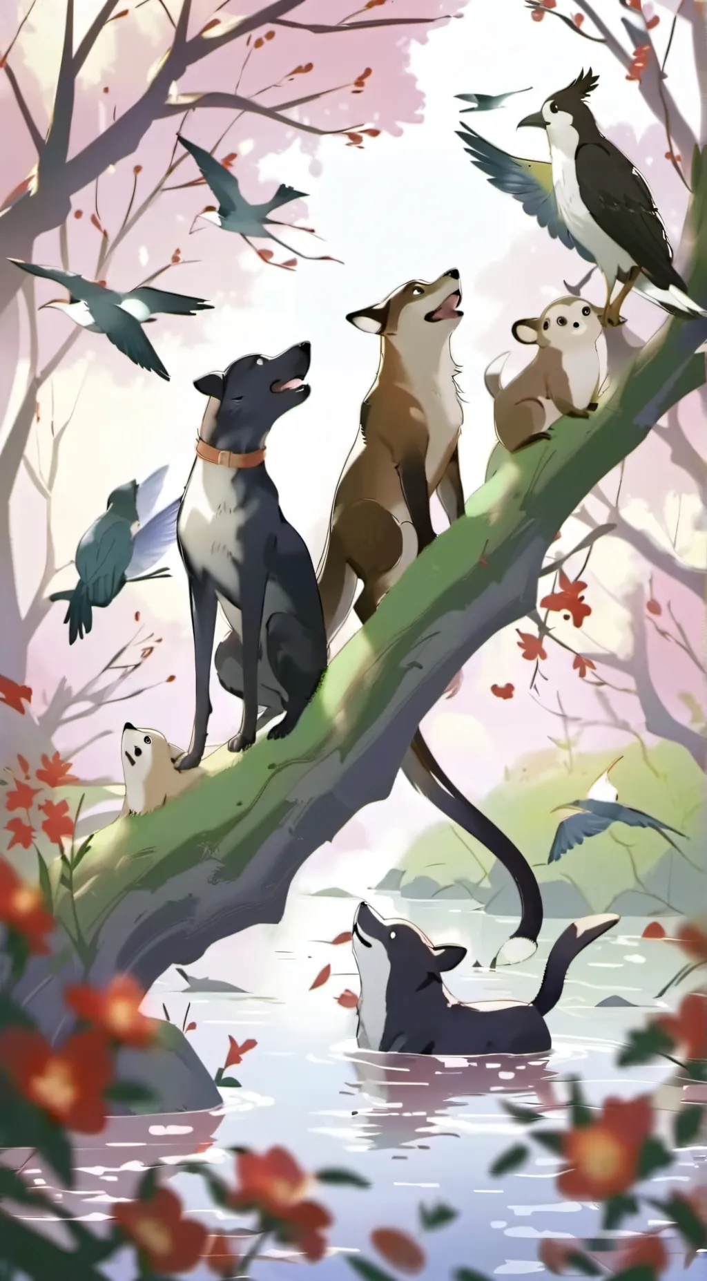 ai character: Kiss in Hell background