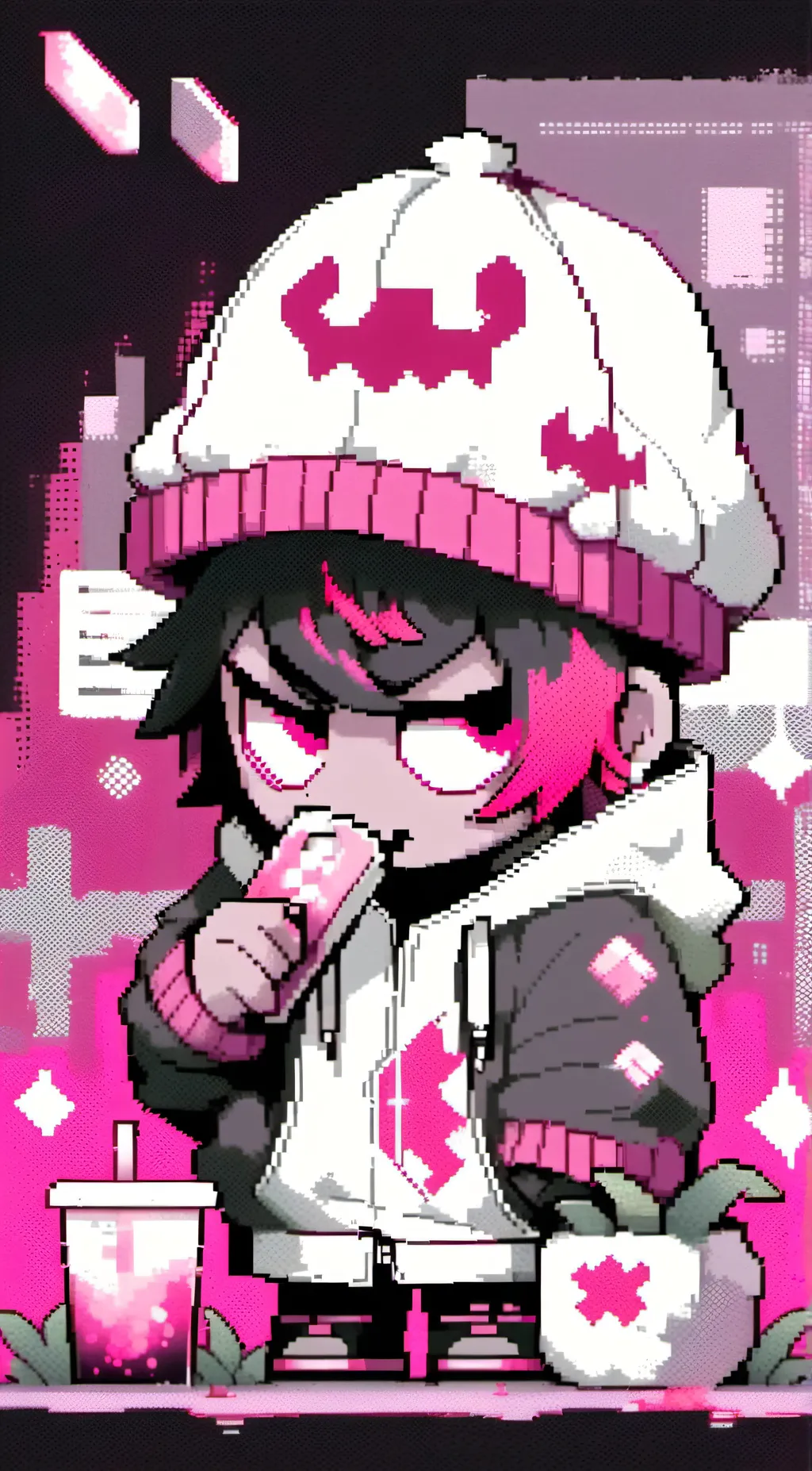 ai character: evil Mario background