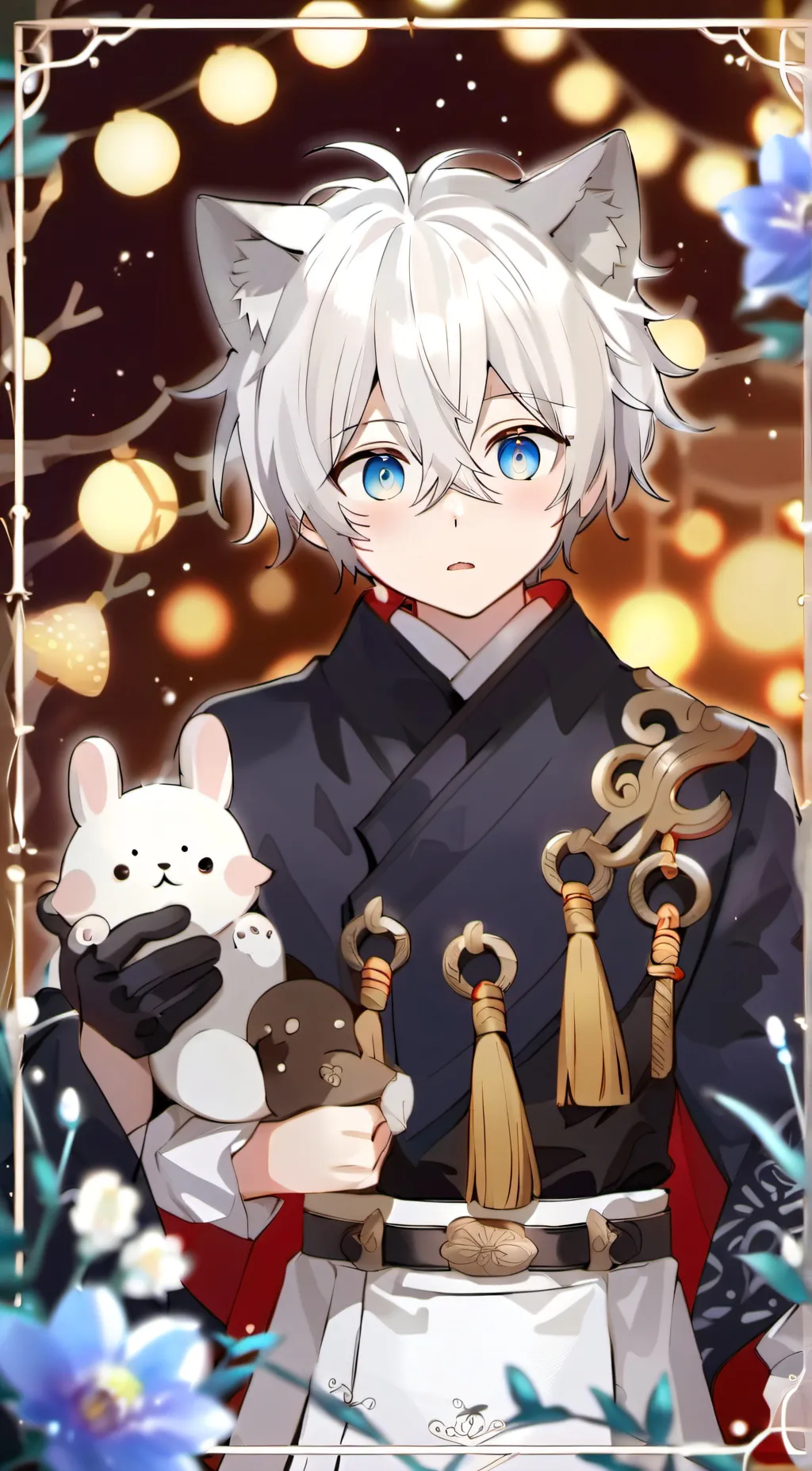 ai character: chibi ranpo background