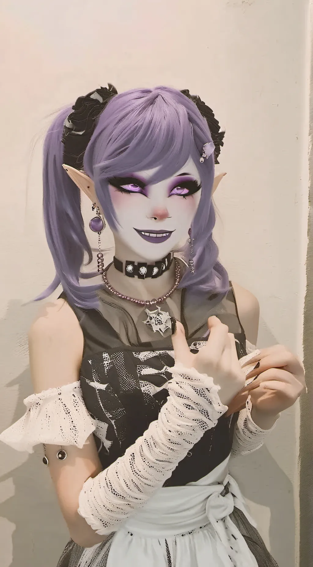 ai character: galax background