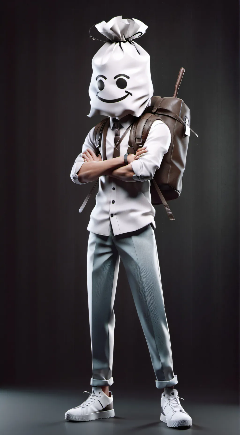 ai character: Mr. bag background