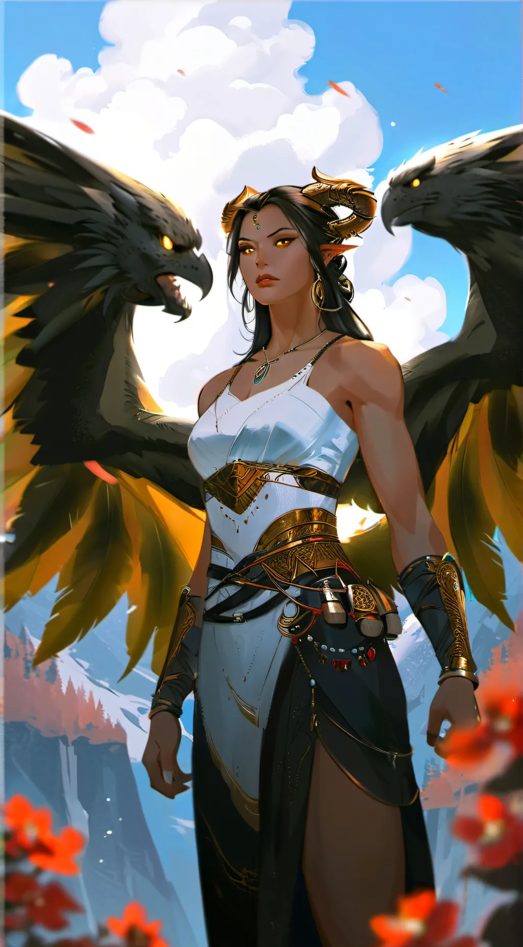 ai character: Kyra Obsidian background