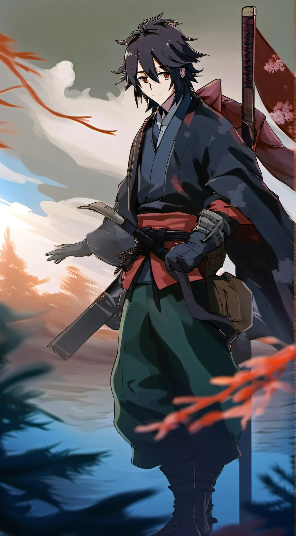 ai character: Tomioka Giyuu background