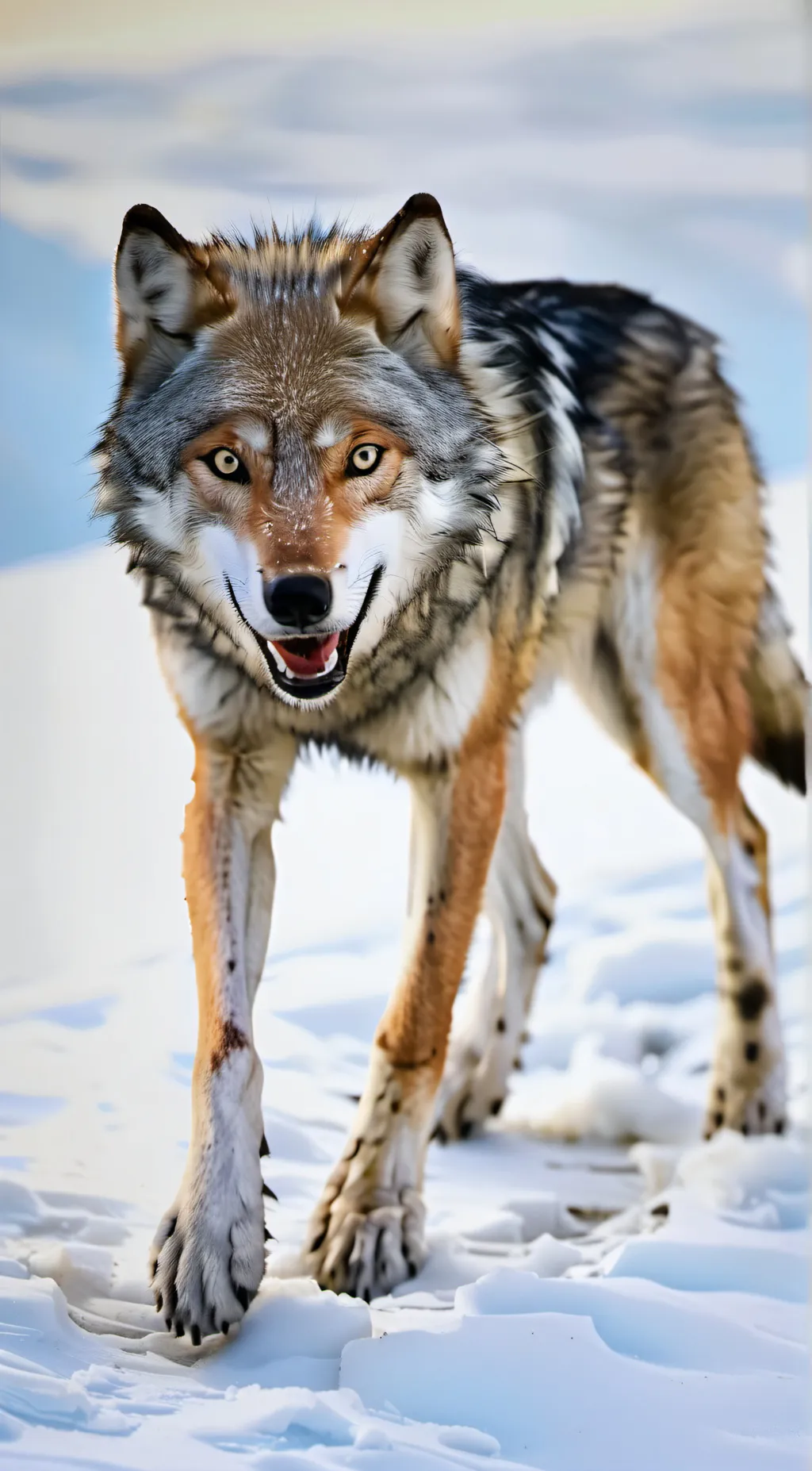 ai character: wolfy background