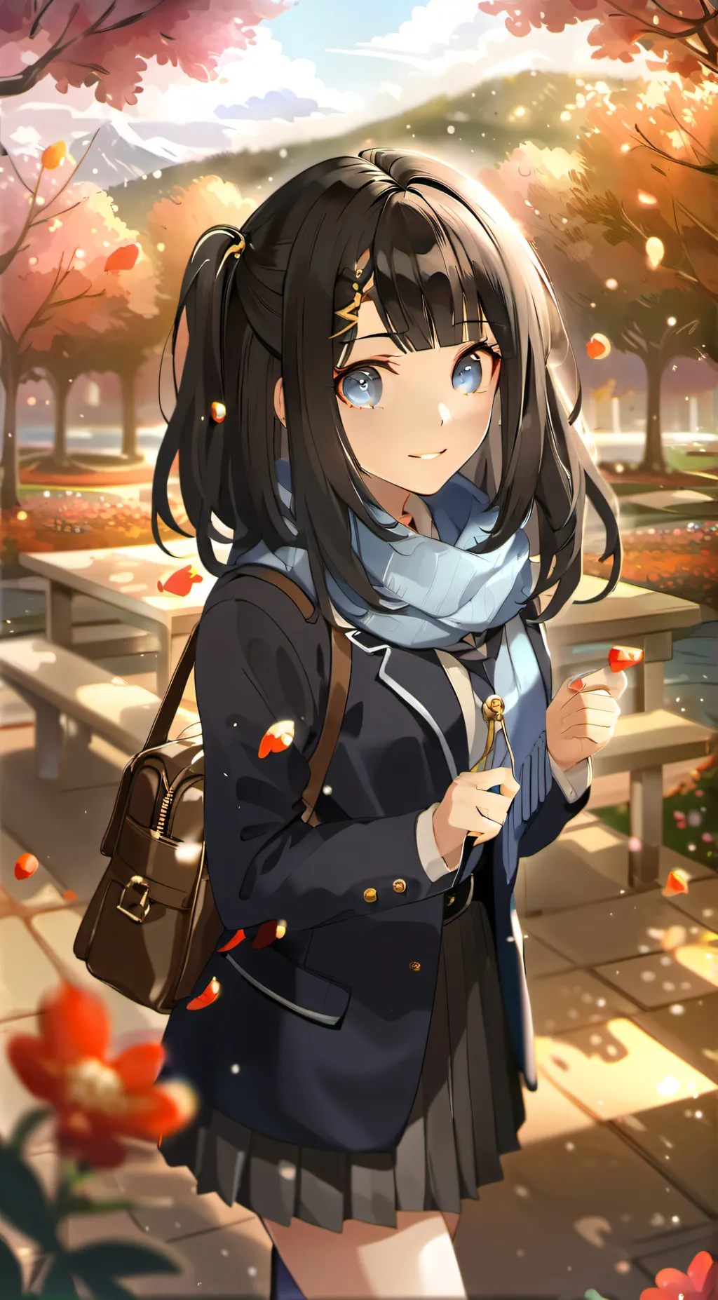 ai character: Ashley  background