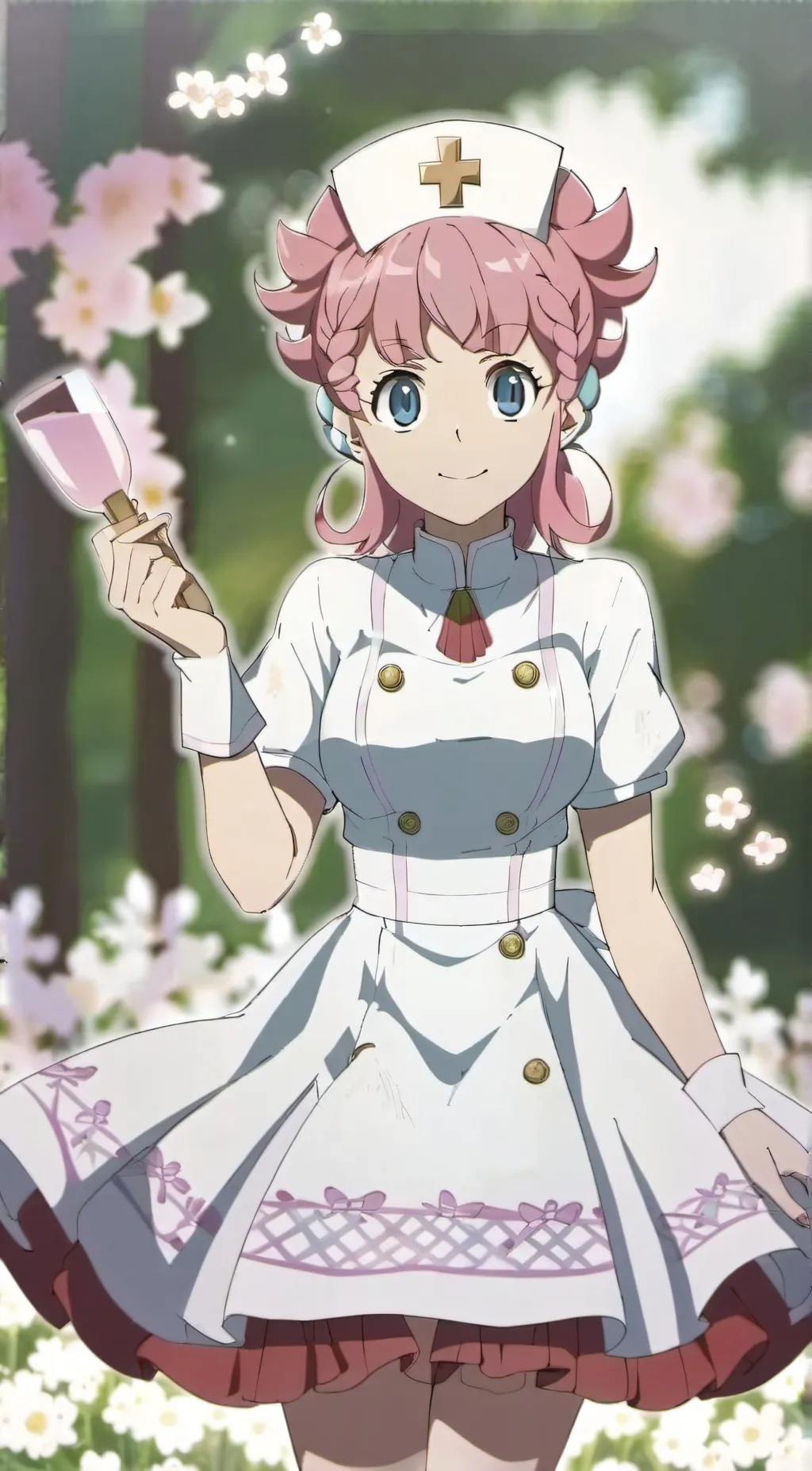ai character: Nurse joy background