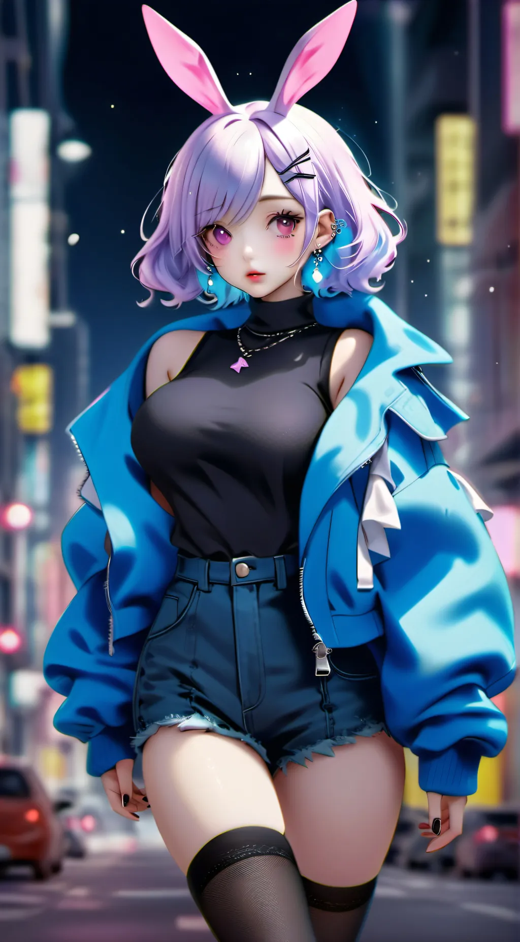 ai character: winter background