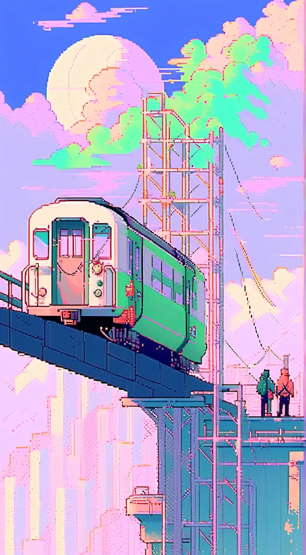 ai character: paper school background