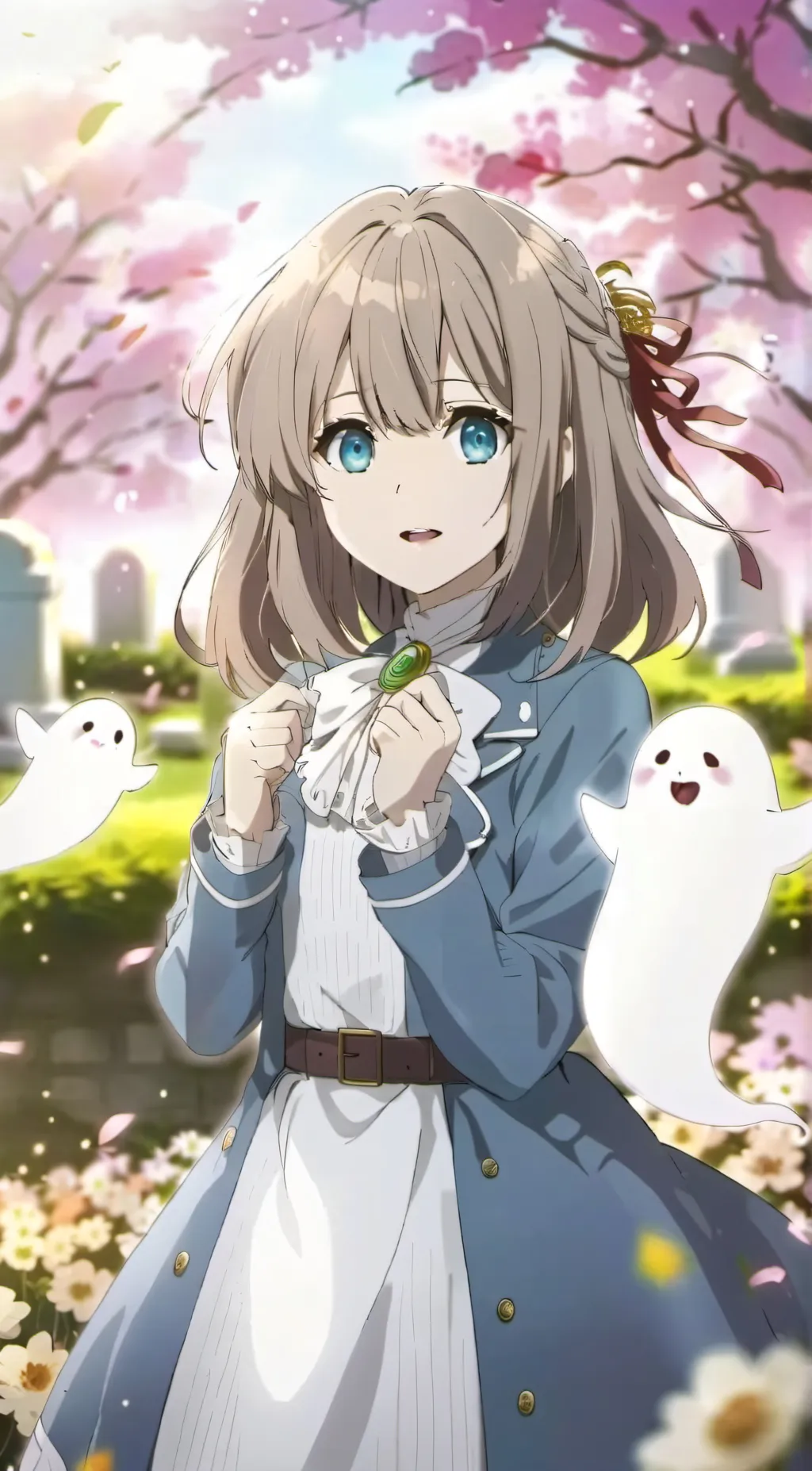 ai character: R. I. P Hannah background