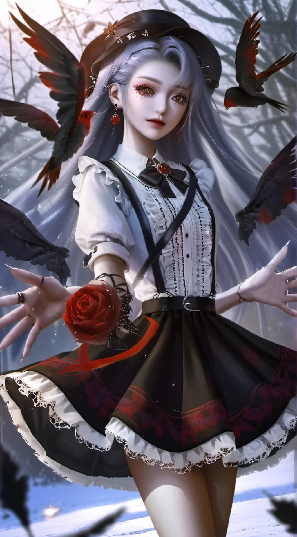 ai character: Rachael  background