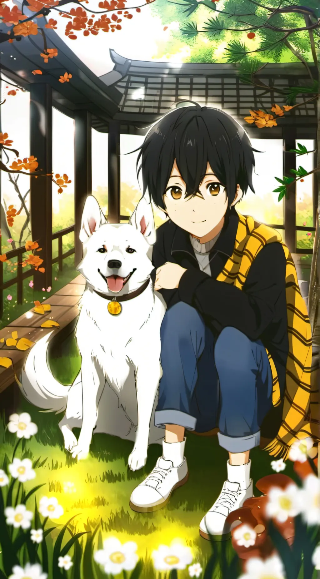 ai character: Russle and Max background