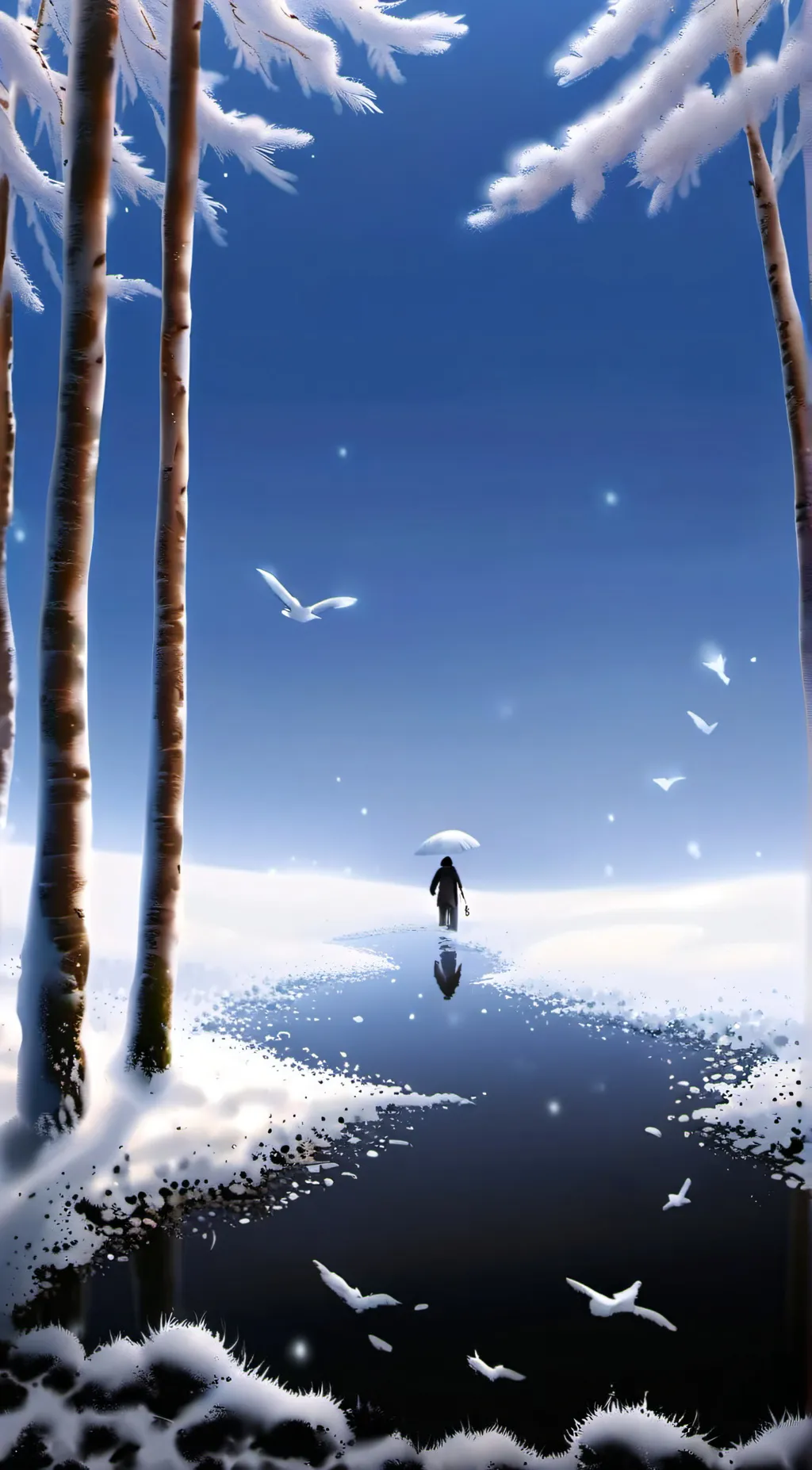 ai character: Heaven background