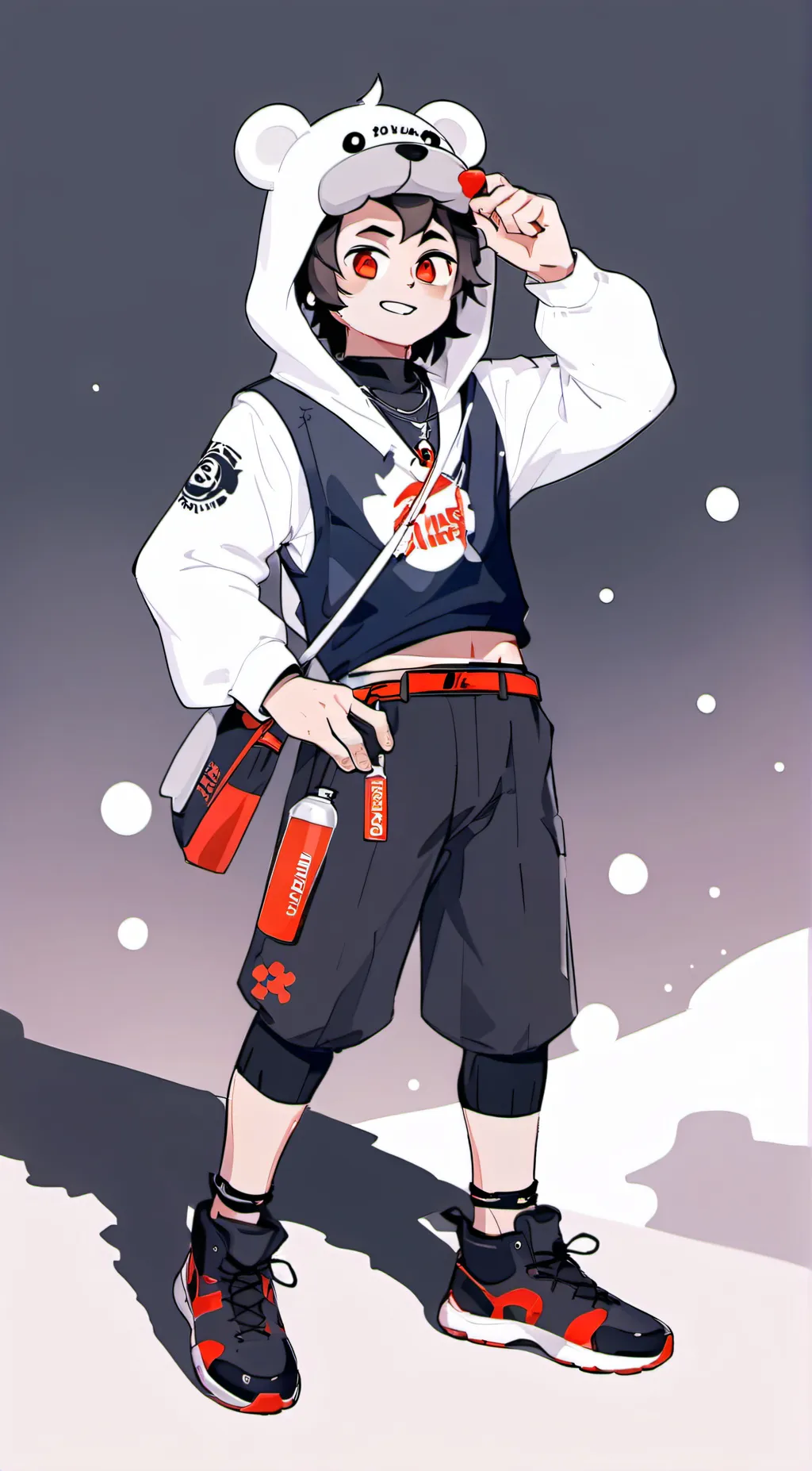 ai character: husker  background