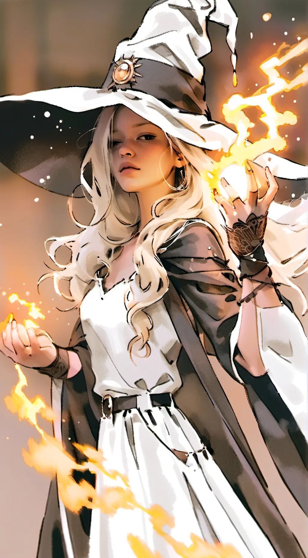 ai character: yilow background