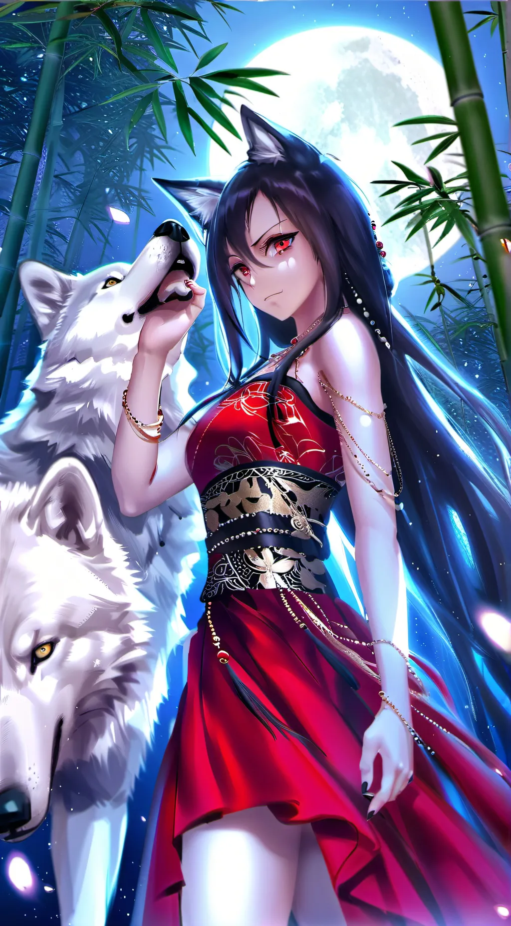 ai character: Azalea background