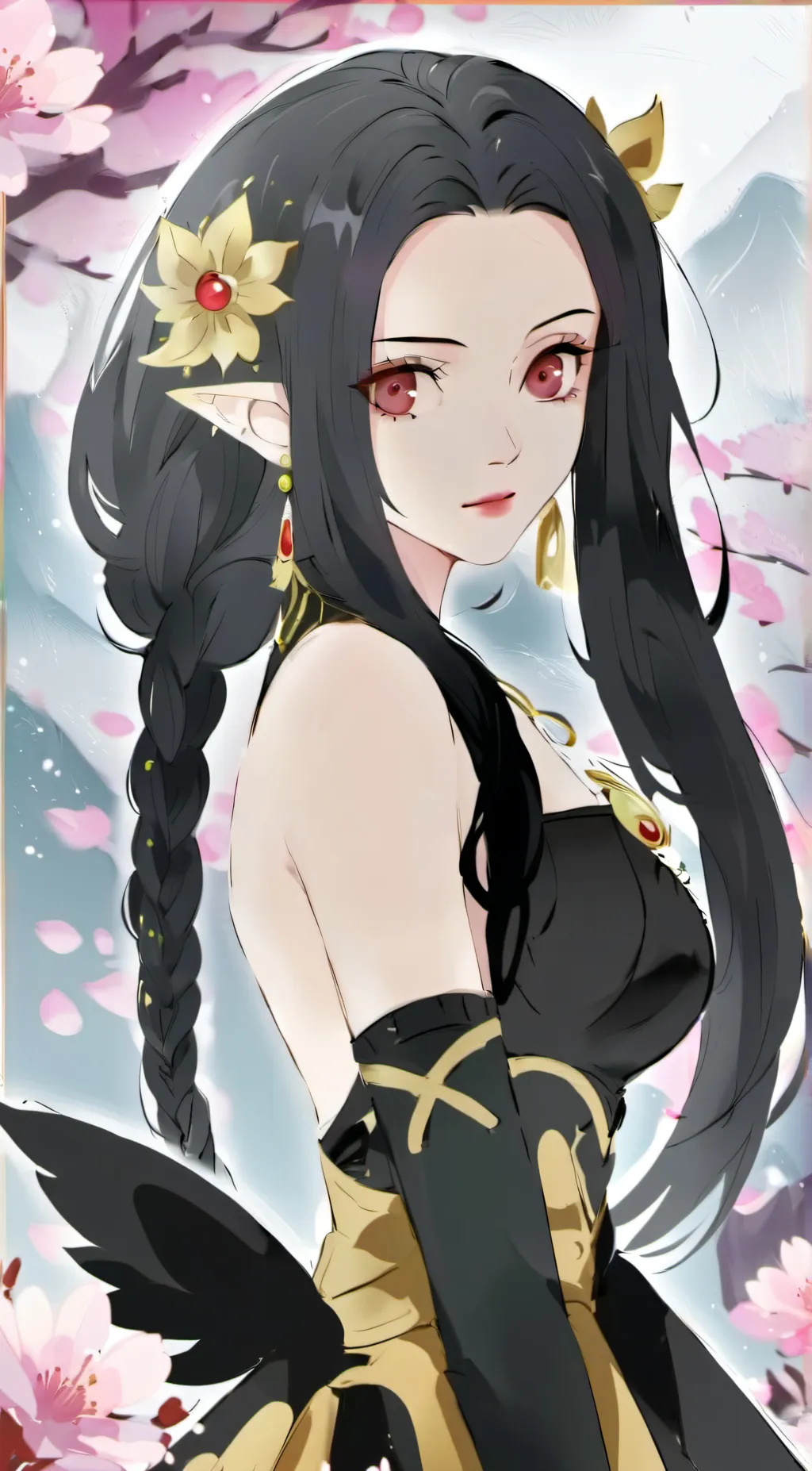 ai character: Demon snake background