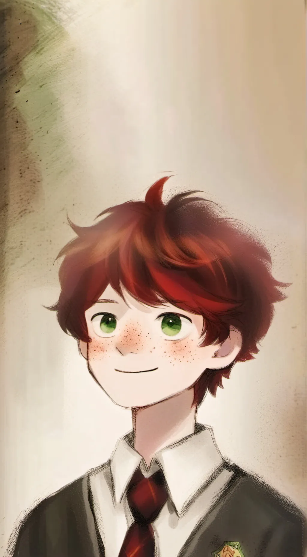 ai character: Hogwarts  background