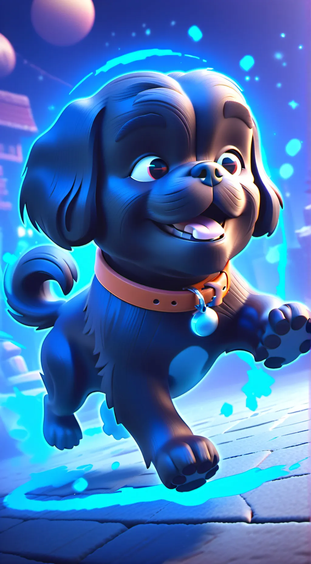 ai character: Negro background