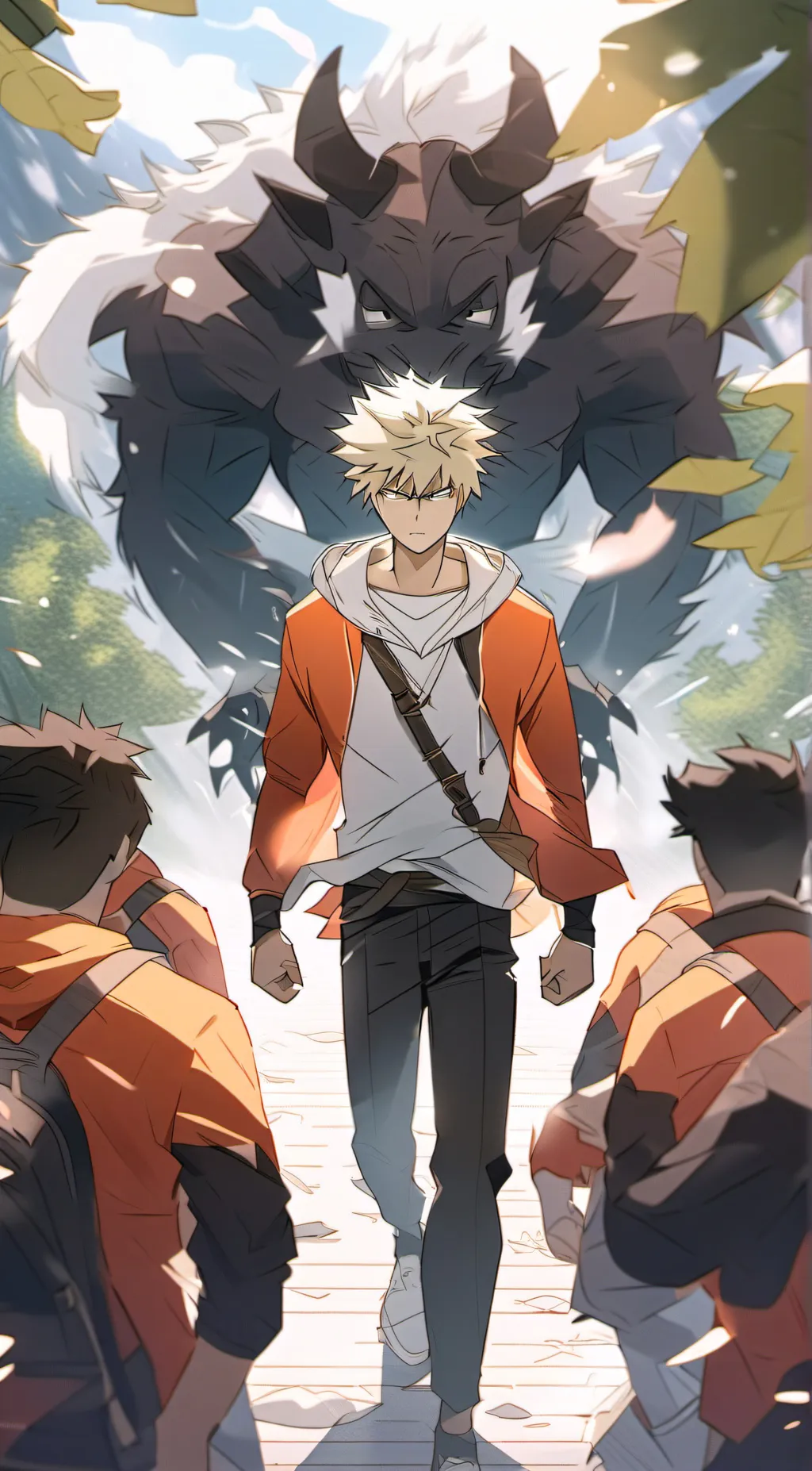 ai character: MHA szn6 ep 5 background