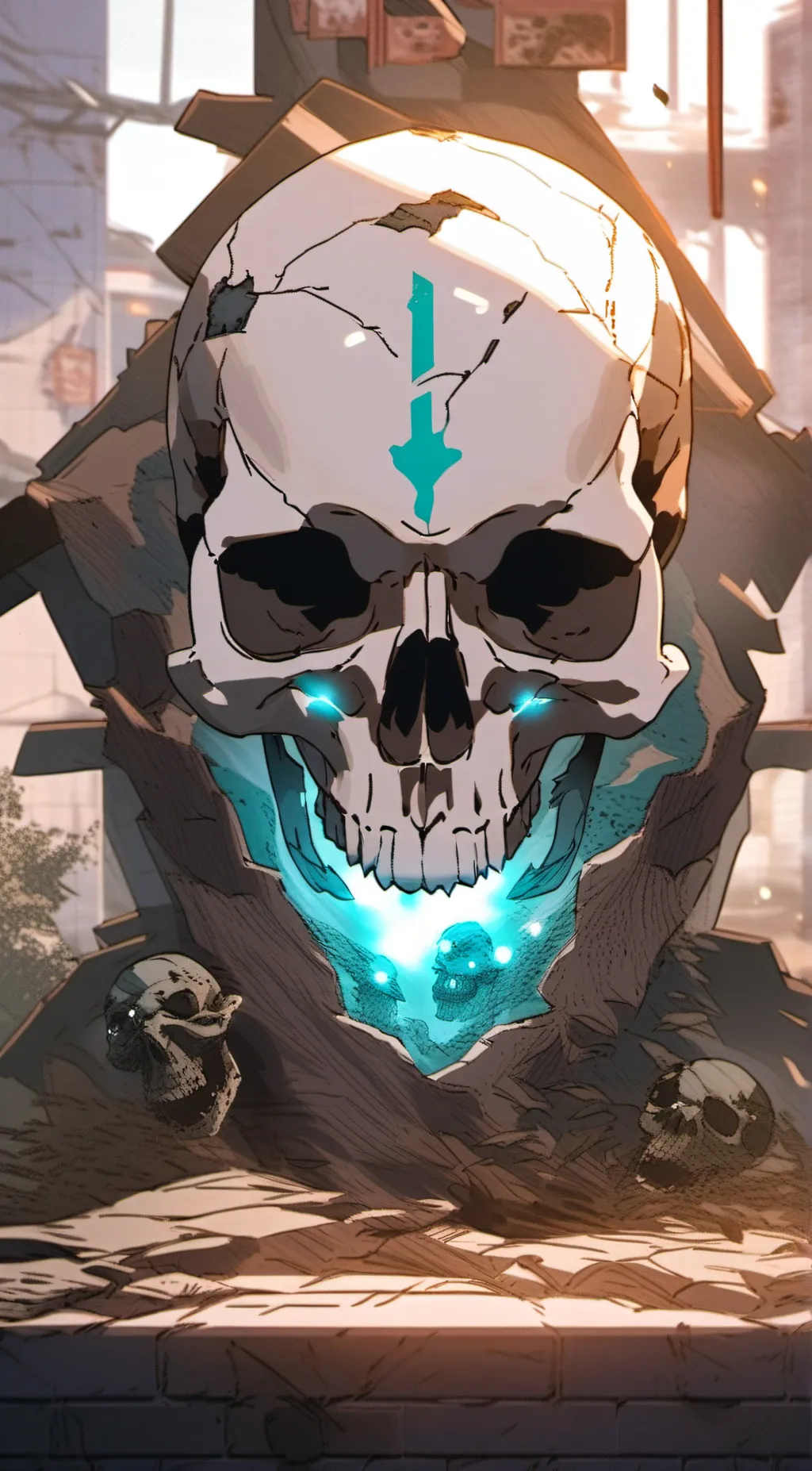 ai character: Xak,gar background