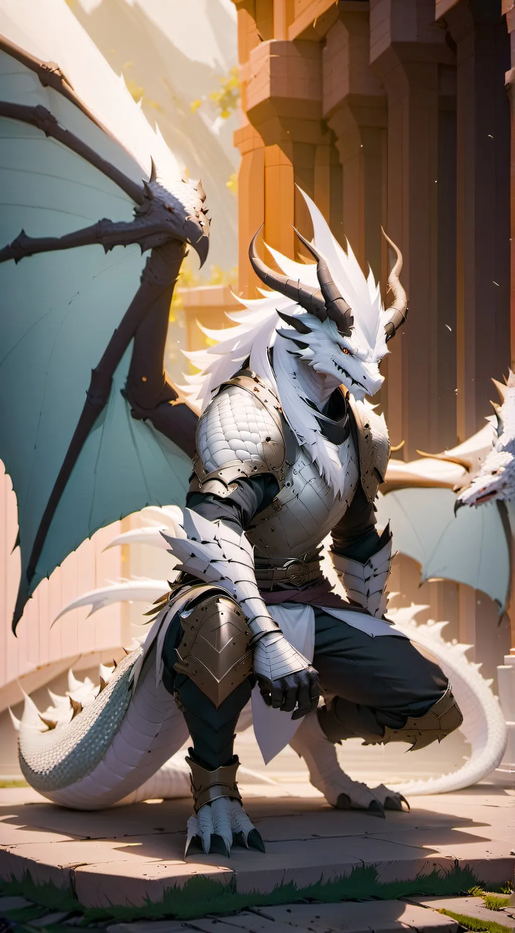 ai character: Lunar background