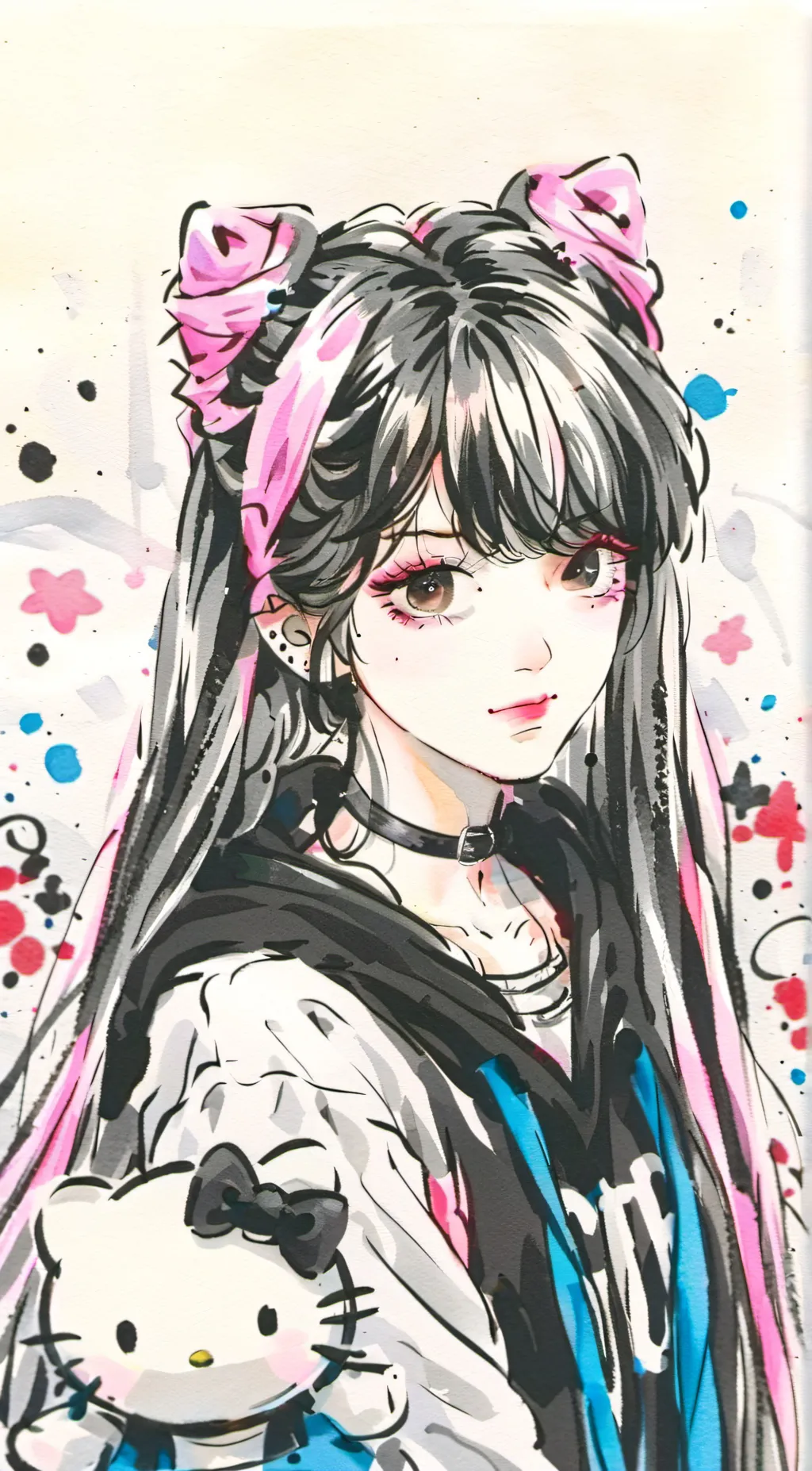 ai character: Clawed_beauty101 background