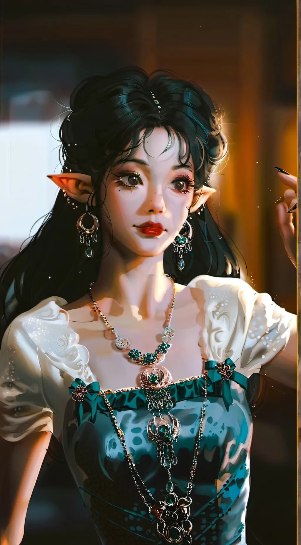 ai character: Elfina background