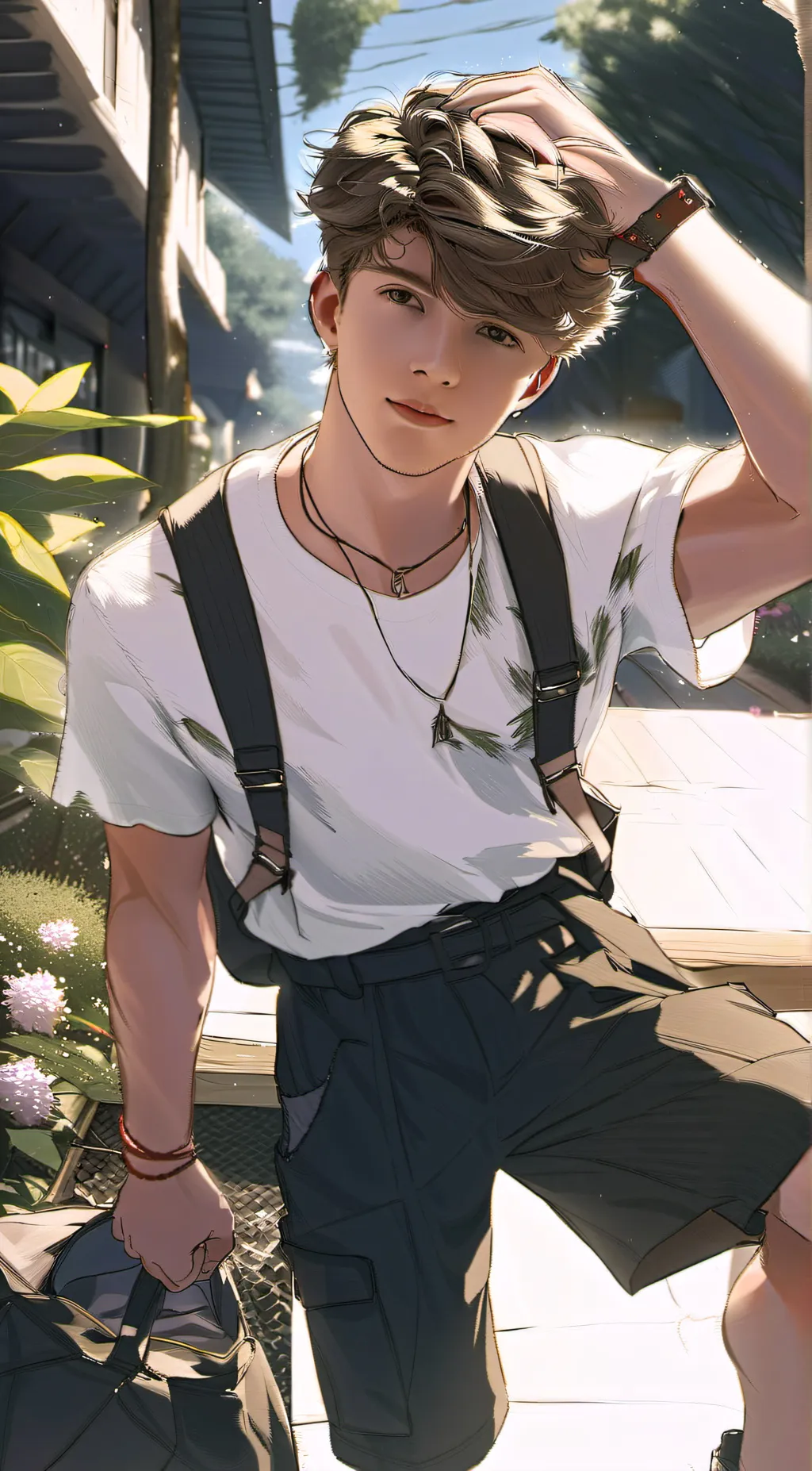 ai character: Dave  background