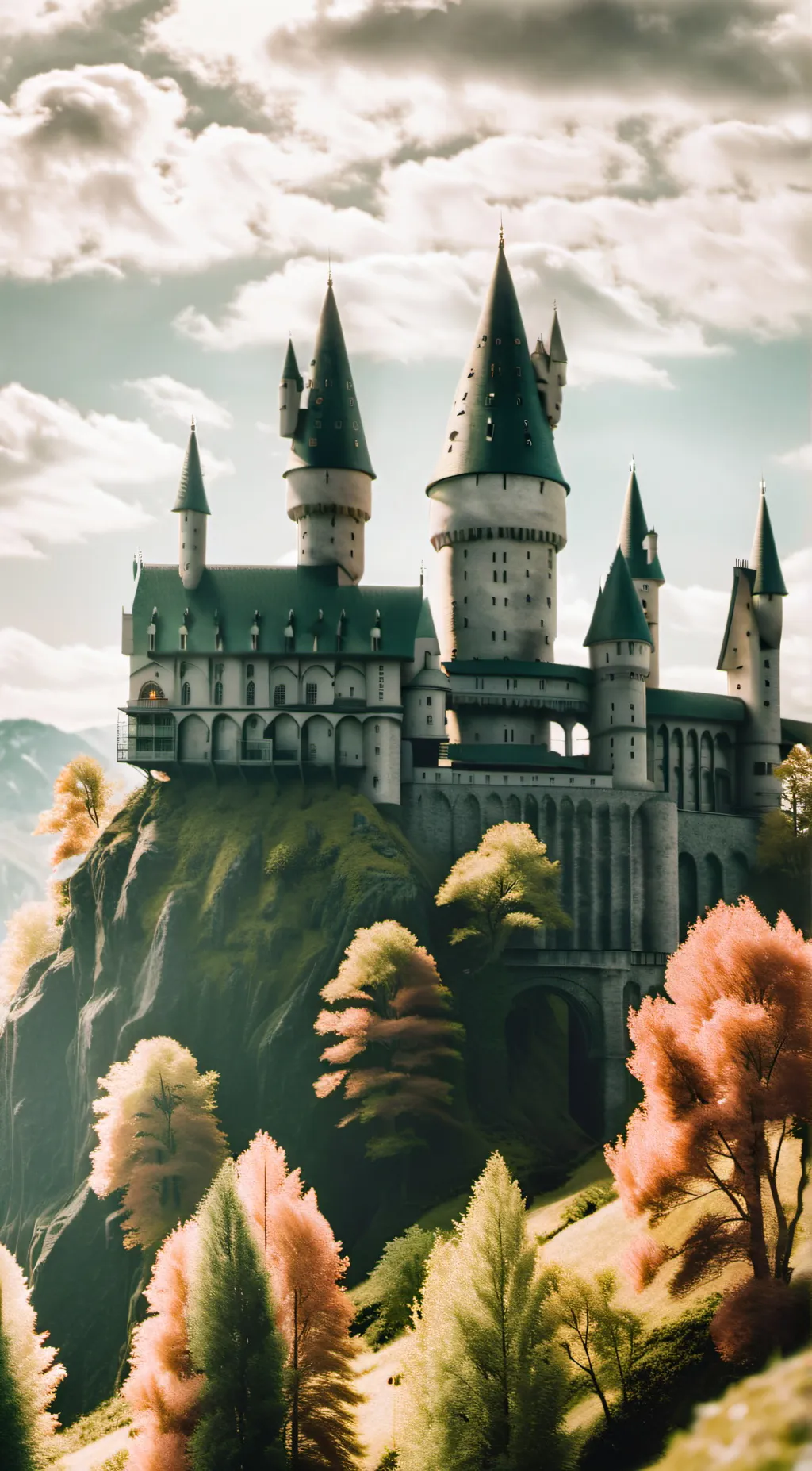 ai character: Hogwarts 2❤💛💚💙 background